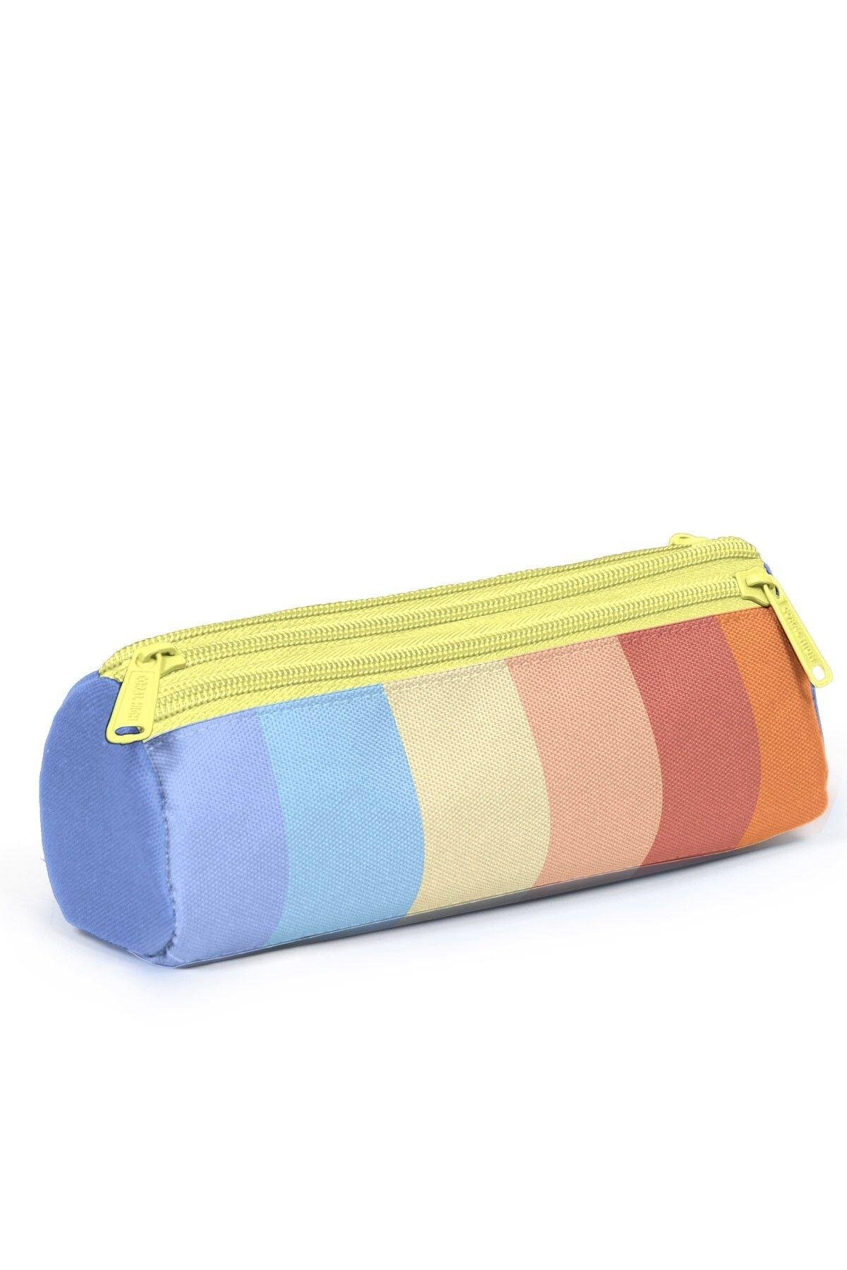 Coral High Renkli Çizgili 3'lü Okul Çanta Seti SET0123680 - Kız