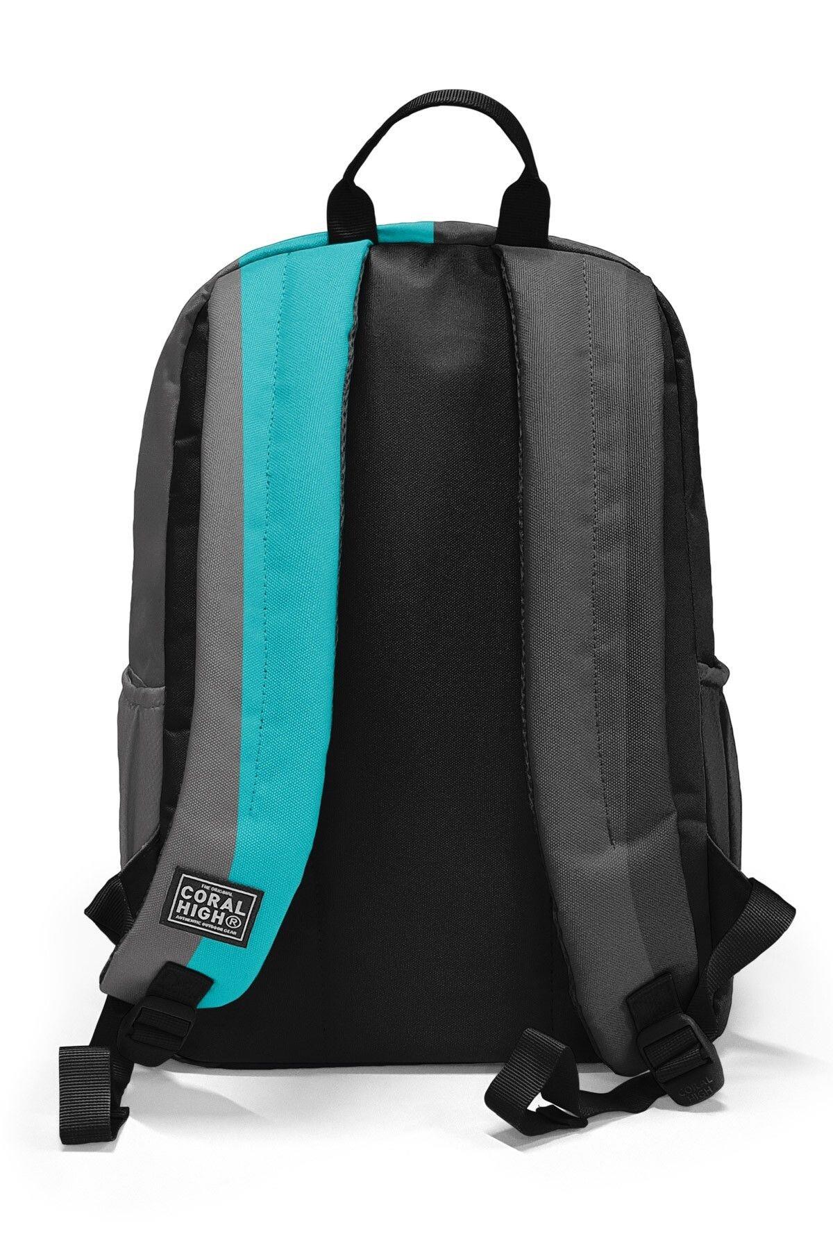 Coral High Renkli Çizgili 3'lü Okul Çanta Seti SET0123696 - Erkek