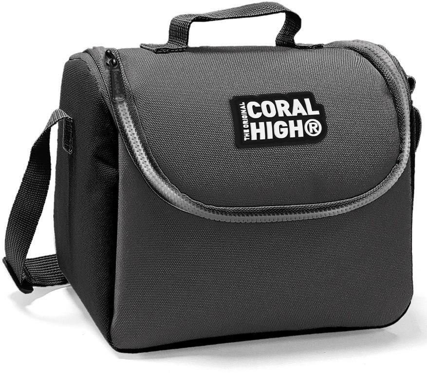 Coral High Siyah-Gri 3'lü Çanta Takımı - USB Soketli - Erkek Çocuk
