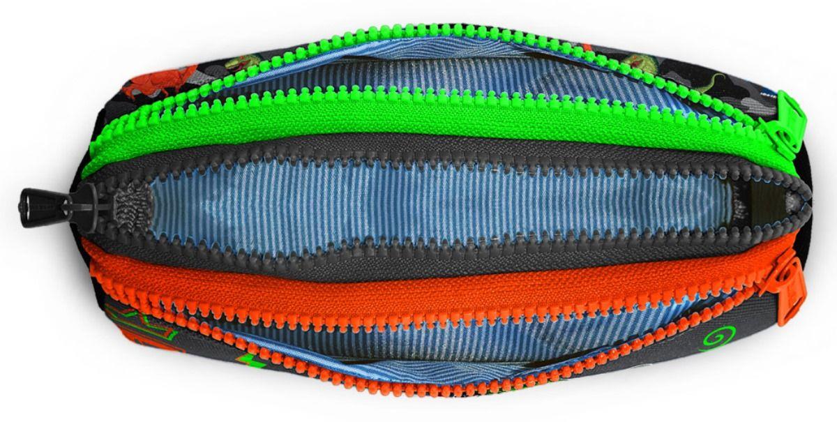 Coral High Siyah Turuncu Yeşil Dinazor Baskılı Erkek Beslenme Çantası Seti