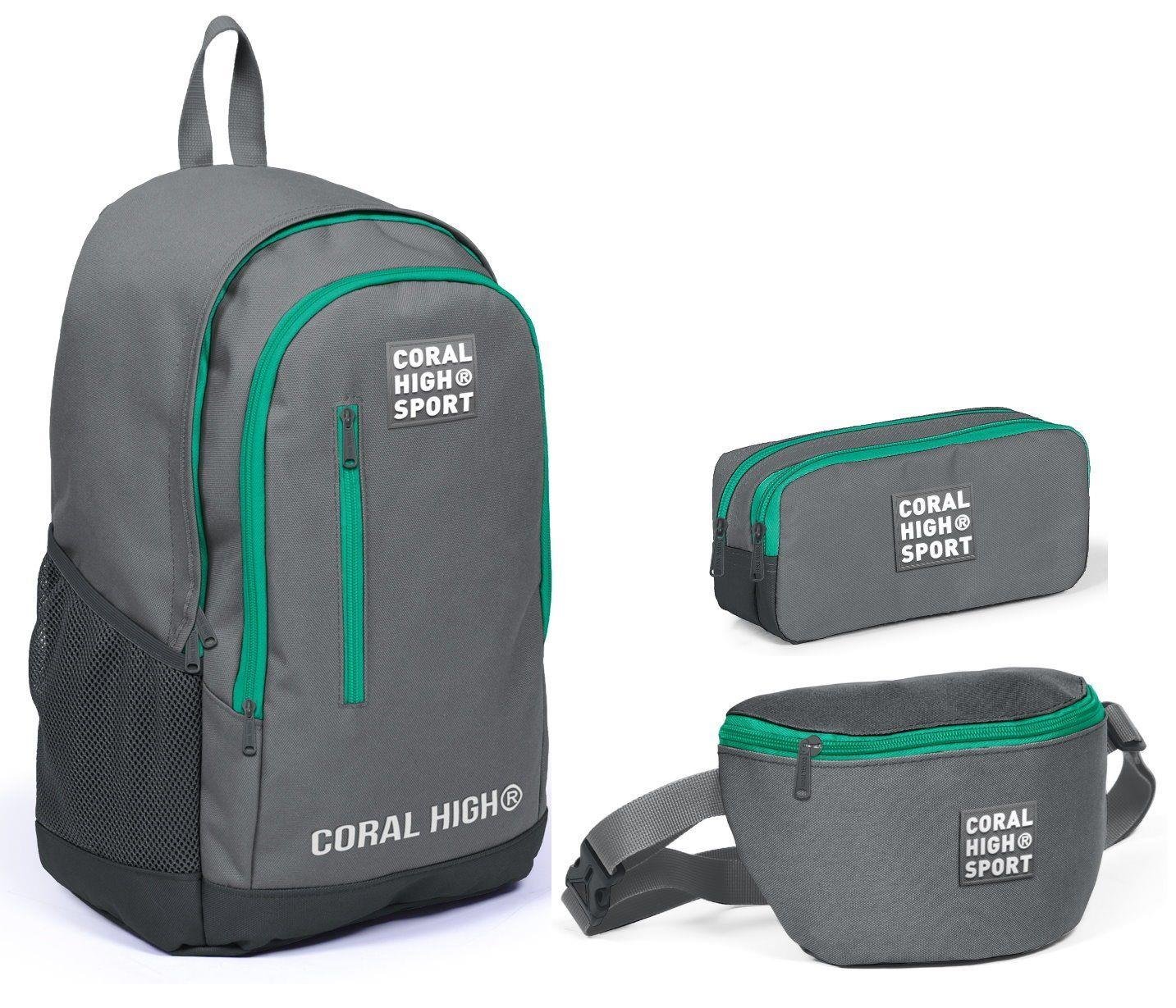 Coral High Sport Ortaokul Lise Sırt Çanta Seti
