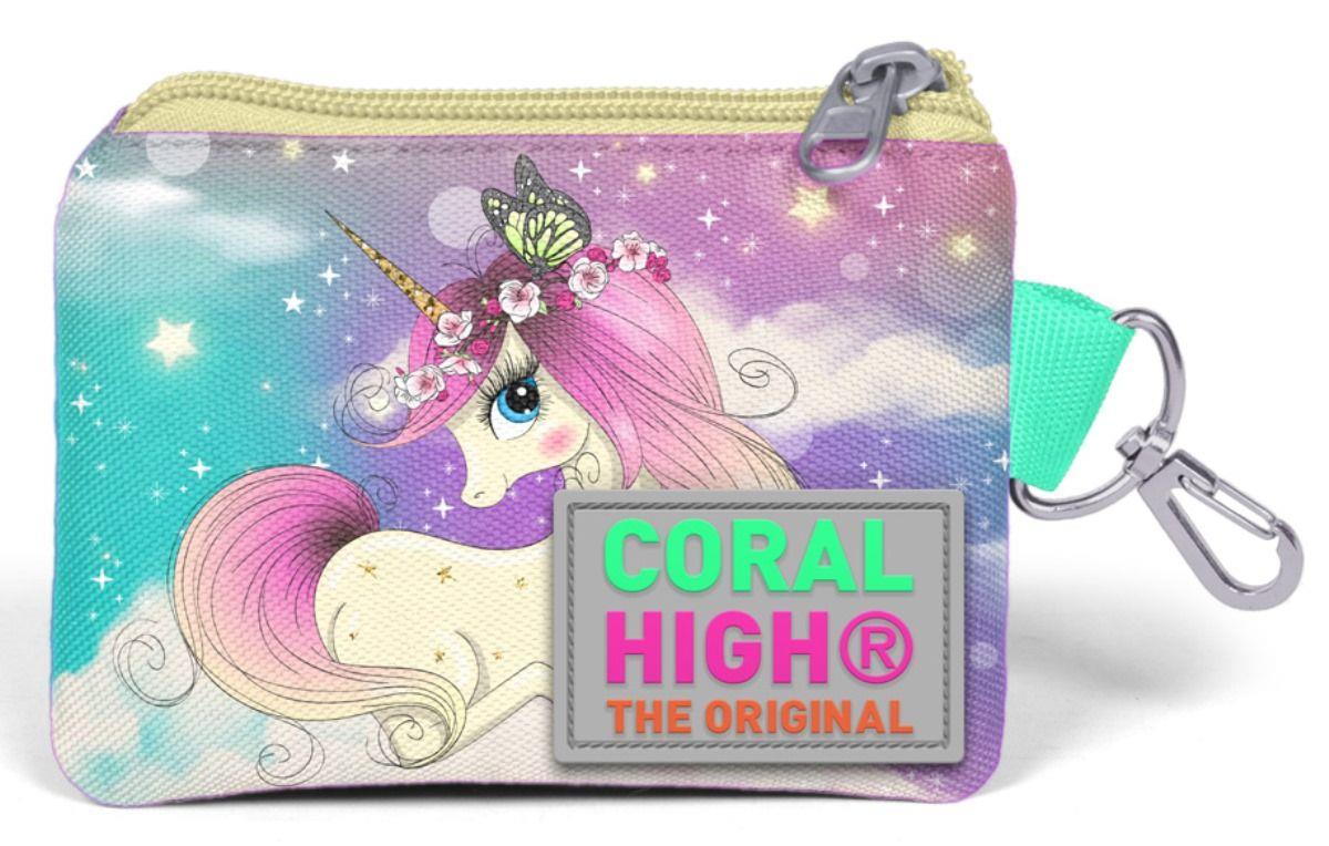 Coral High Unicorn ve Kız Bozuk Para Çantası - Kız Çocuk