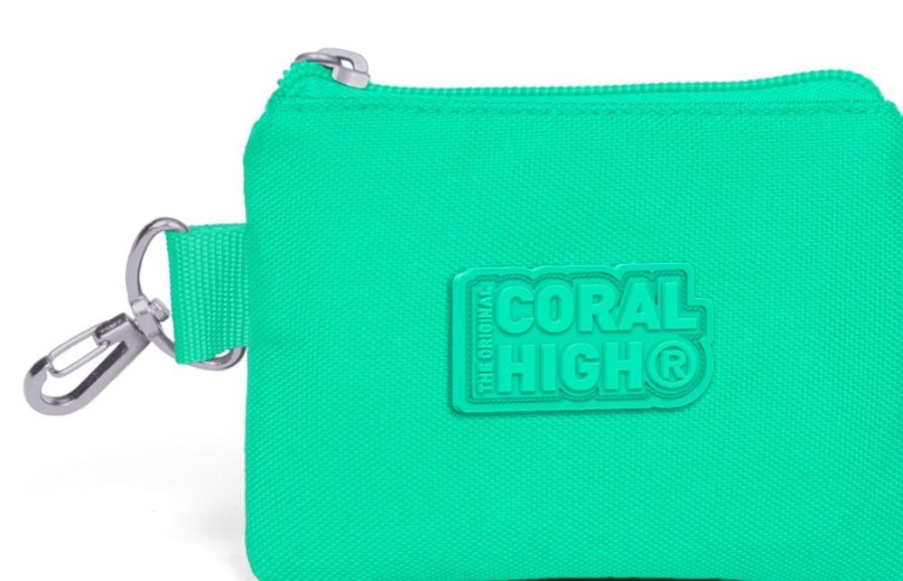 Coral High Yeşil Bozuk Para Çantası