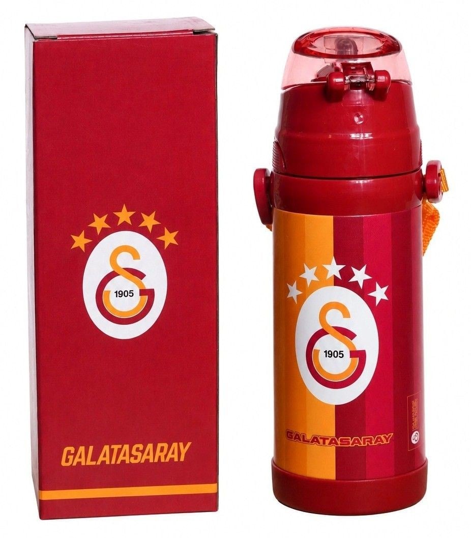 Galatasaray Sarı Kırmızı 425 ml Çelik Matara