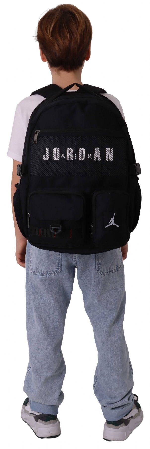 Jordan Air Beş Bölmeli Brooklyn Black Siyah Erkek Çocuk Günlük ve Okul Sırt Çantası - Q3180