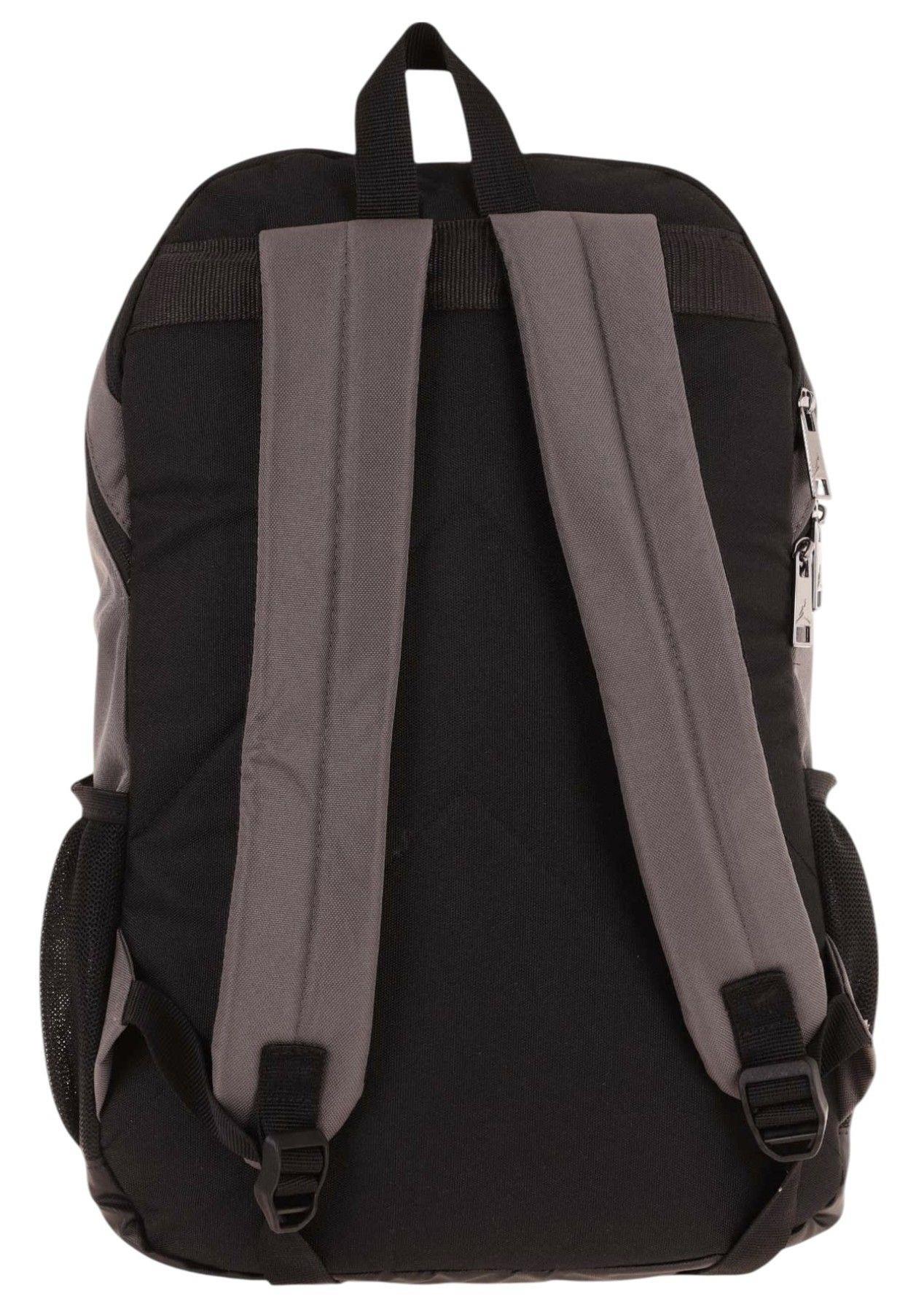 Jordan Air Boston Gri Renk Laptop Bölmeli Okul ve Günlük Sırt Çantası - Q3113