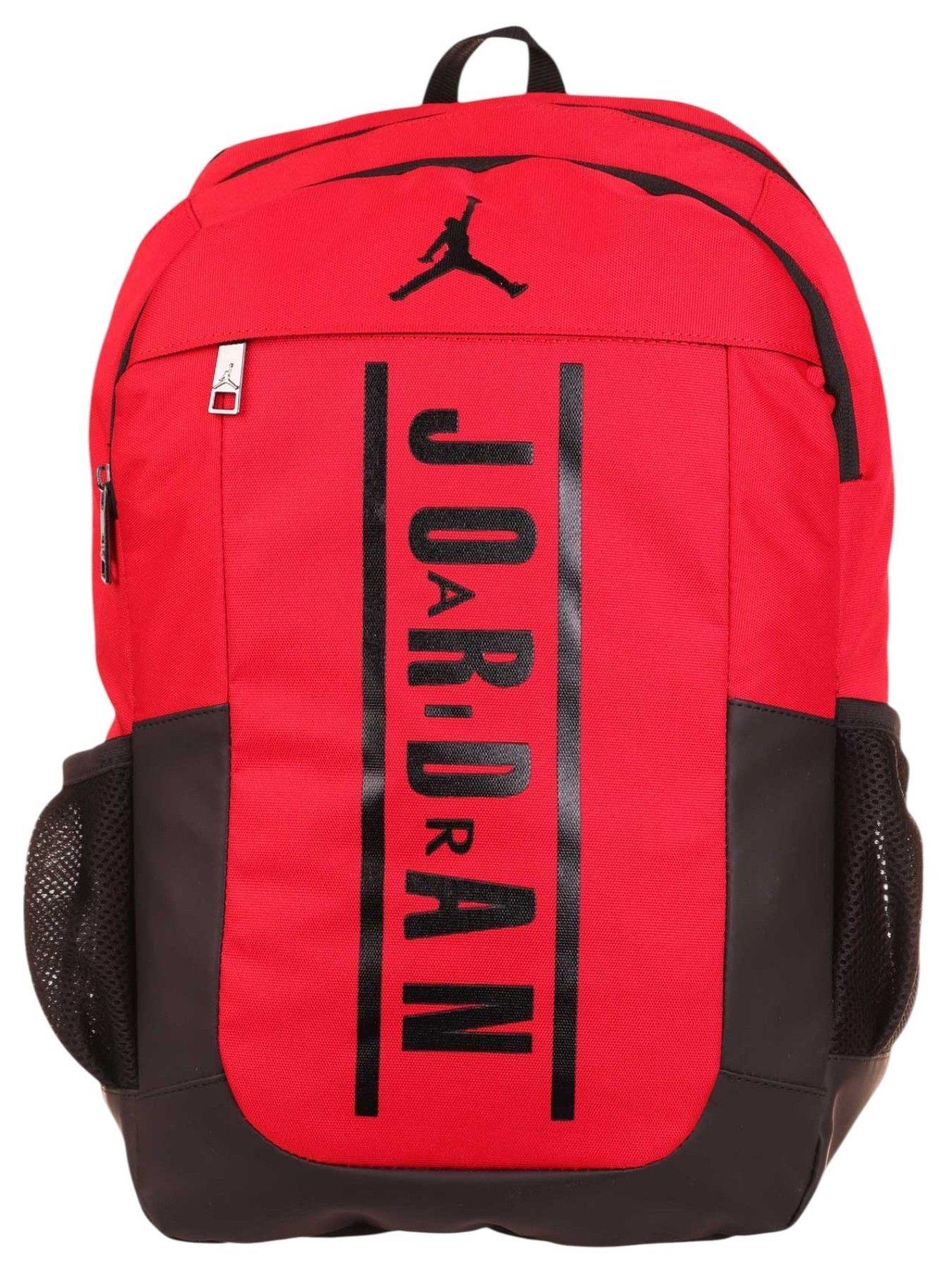 Jordan Air Boston Kırmızı Renk Laptop Bölmeli Okul ve Günlük Sırt Çantası - Q3115