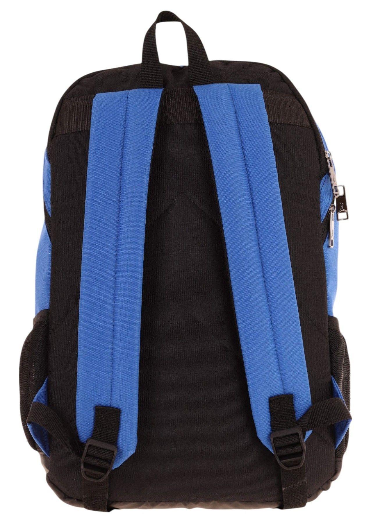 Jordan Air Boston Mavi Renk Laptop Bölmeli Okul ve Günlük Sırt Çantası - Q3116