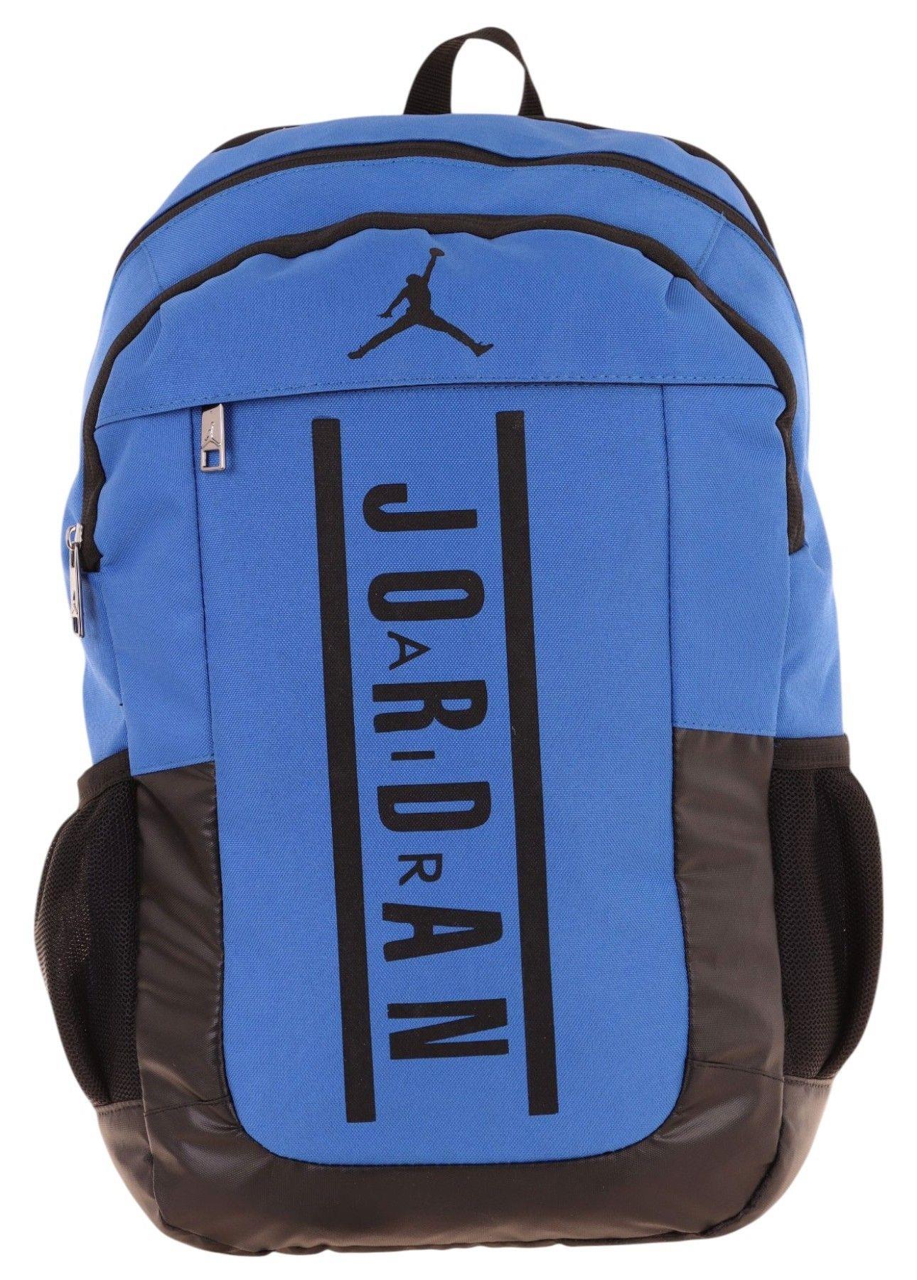 Jordan Air Boston Mavi Renk Laptop Bölmeli Okul ve Günlük Sırt Çantası - Q3116