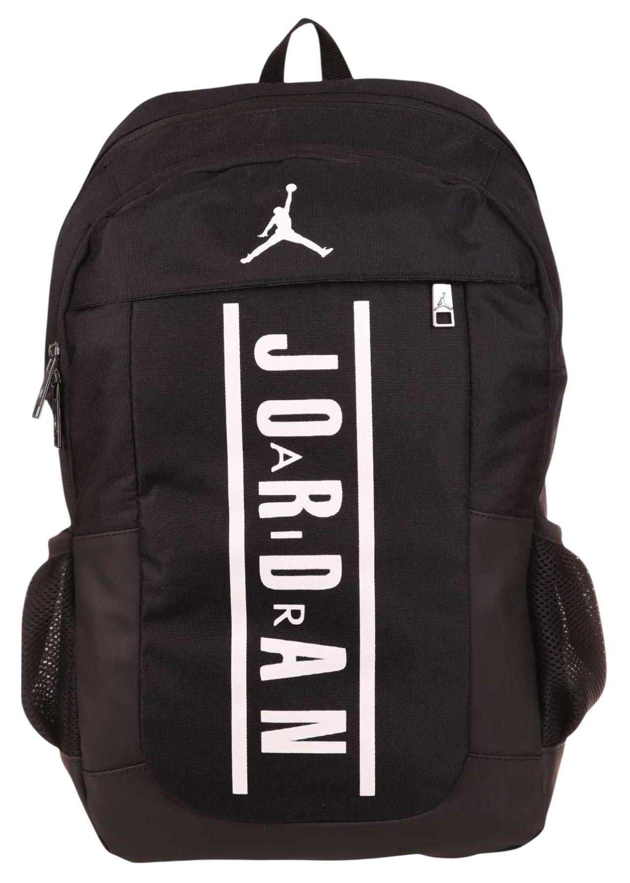 Jordan Air Boston Siyah Renk Laptop Bölmeli Okul ve Günlük Sırt Çantası - Q3112