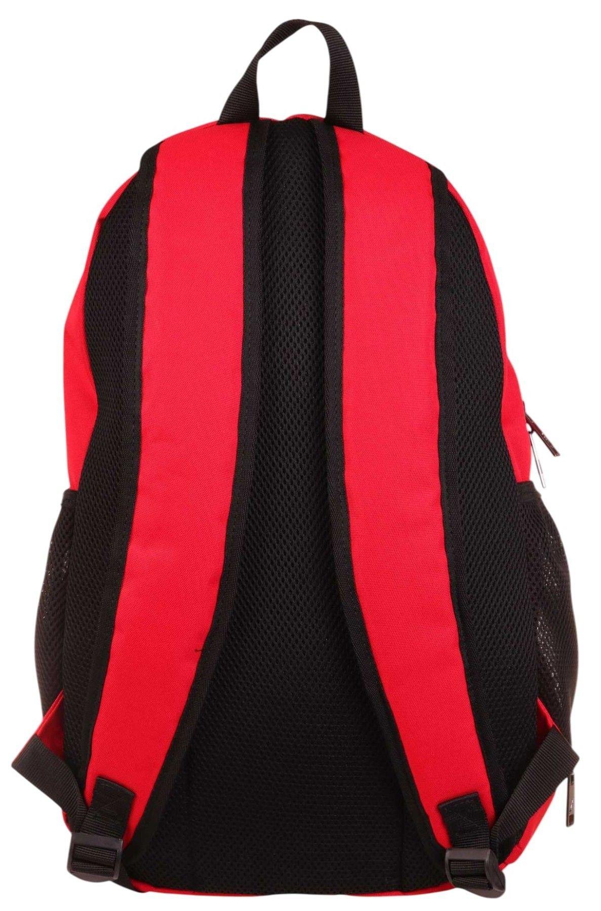 Jordan Air Chicago Kırmızı Üç Gözlü Jordan 23 Yazılı  Okul ve Günlük Sırt Çantası - Kız - Q3134