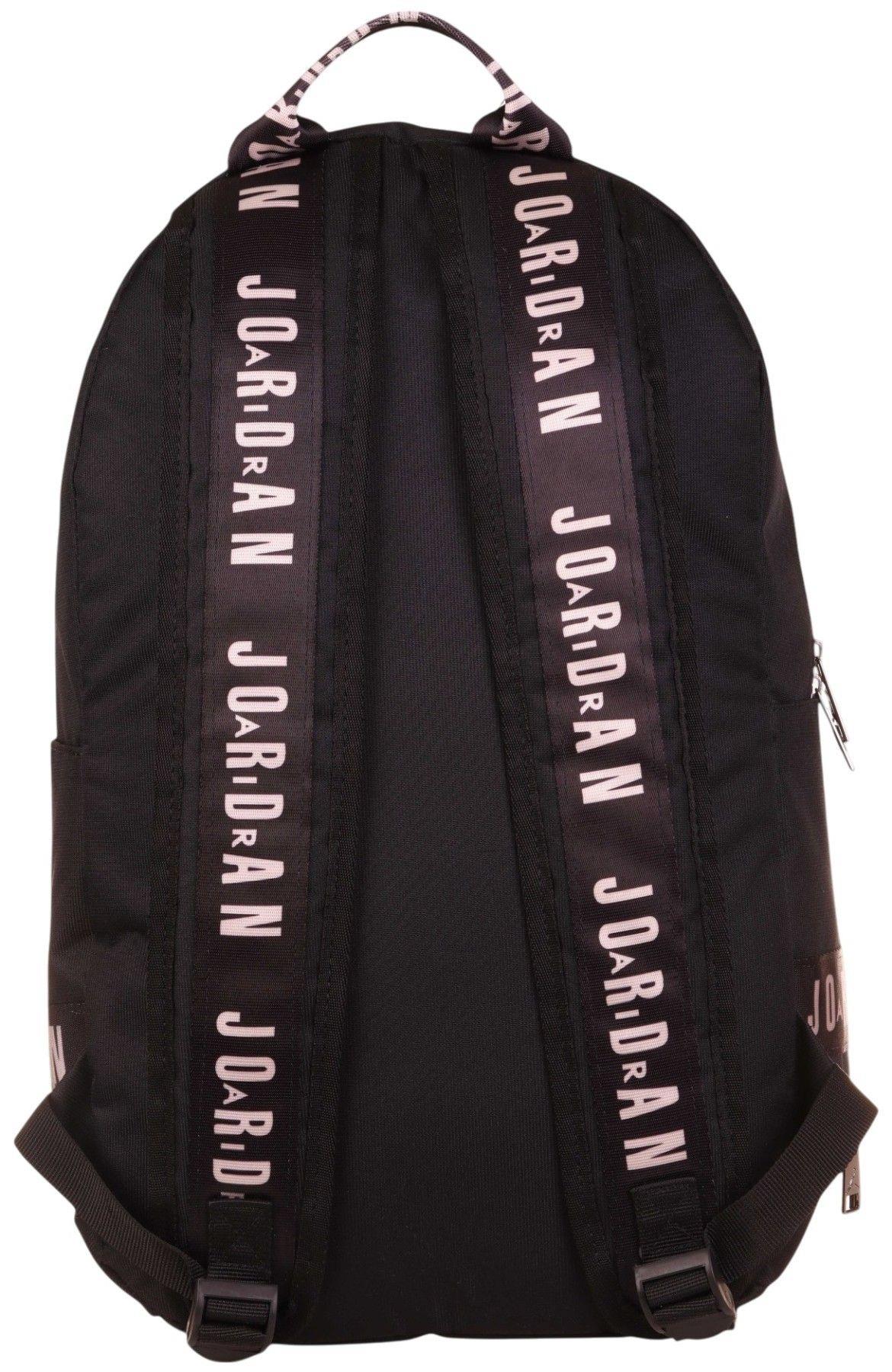 Jordan Air Georgia Siyah, Erkek Çocuk, Dört Bölmeli Okul ve Günlük Sırt Çantası - Q3149