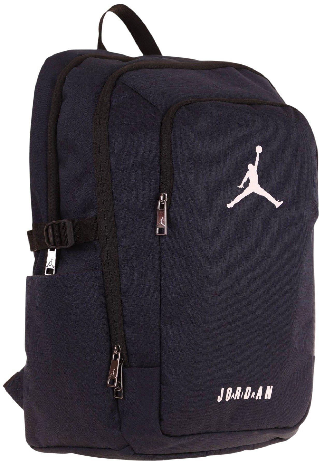Jordan Air Miami Üç Bölmeli Lacivert Erkek Çocuk Sırt Çantası - JA-Q3155