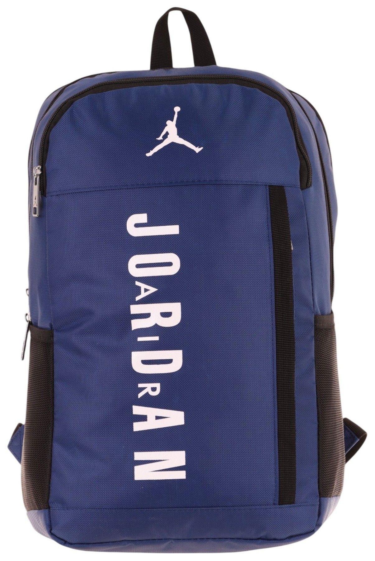 Jordan Air Nevada Lacivert Dört Bölmeli Erkek Okul ve Günlük Sırt Çantası - JA-Q3152
