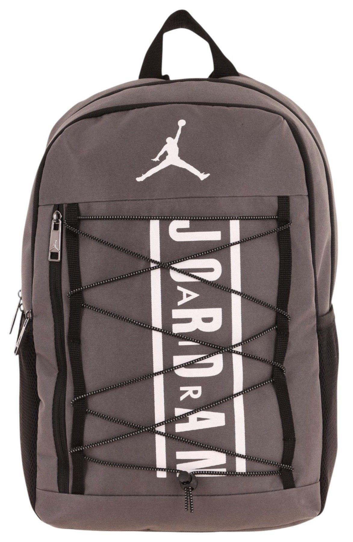 Jordan Air New Orlieans Gri Üç Bölmeli Okul, Günlük, Seyahat Sırt Çantası - Erkek - Q3157