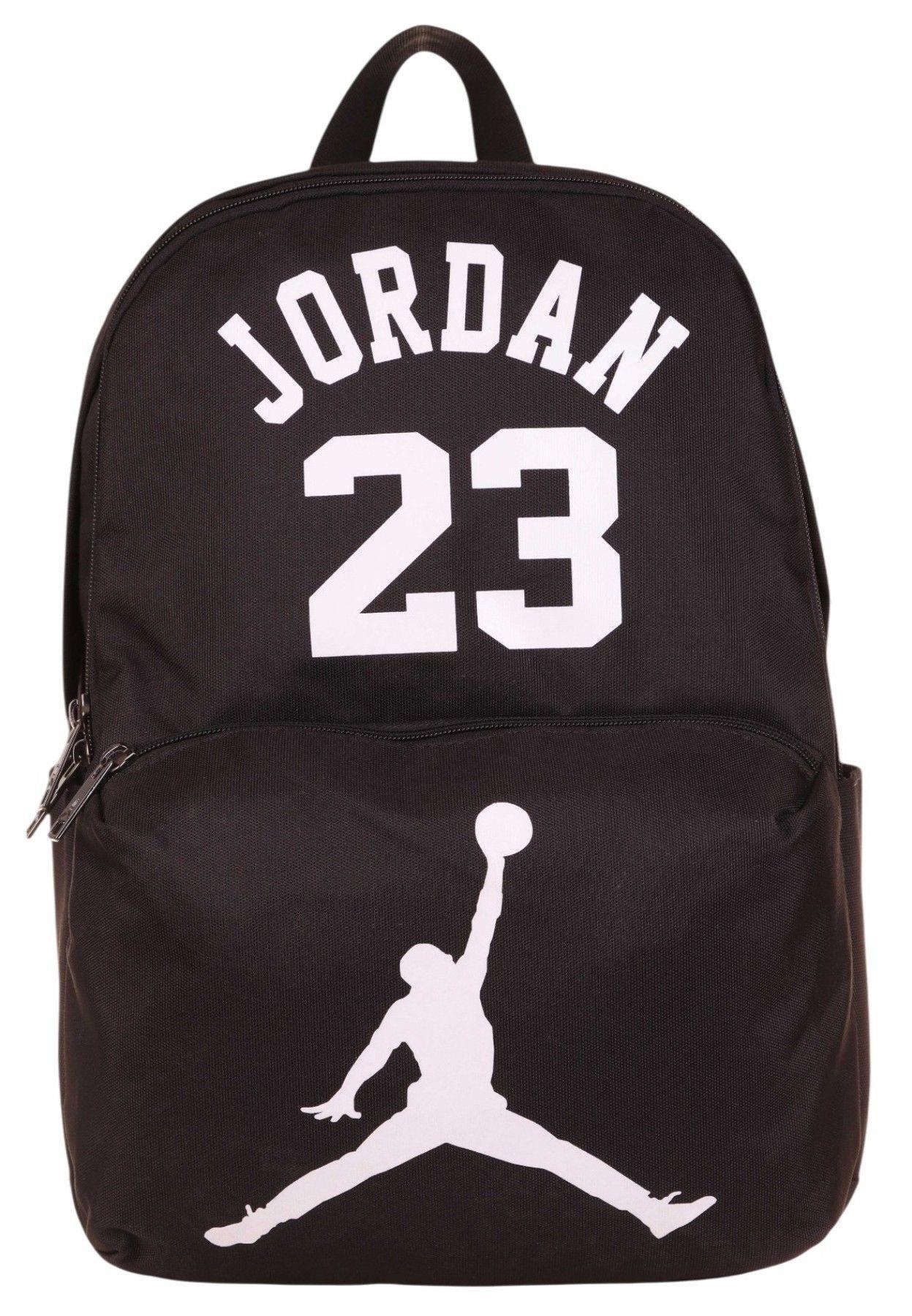 Jordan Air Okul ve Günlük Sırt Çantası (Minnesota Siyah) - Erkek - Üç  Bölmeli - Q3129