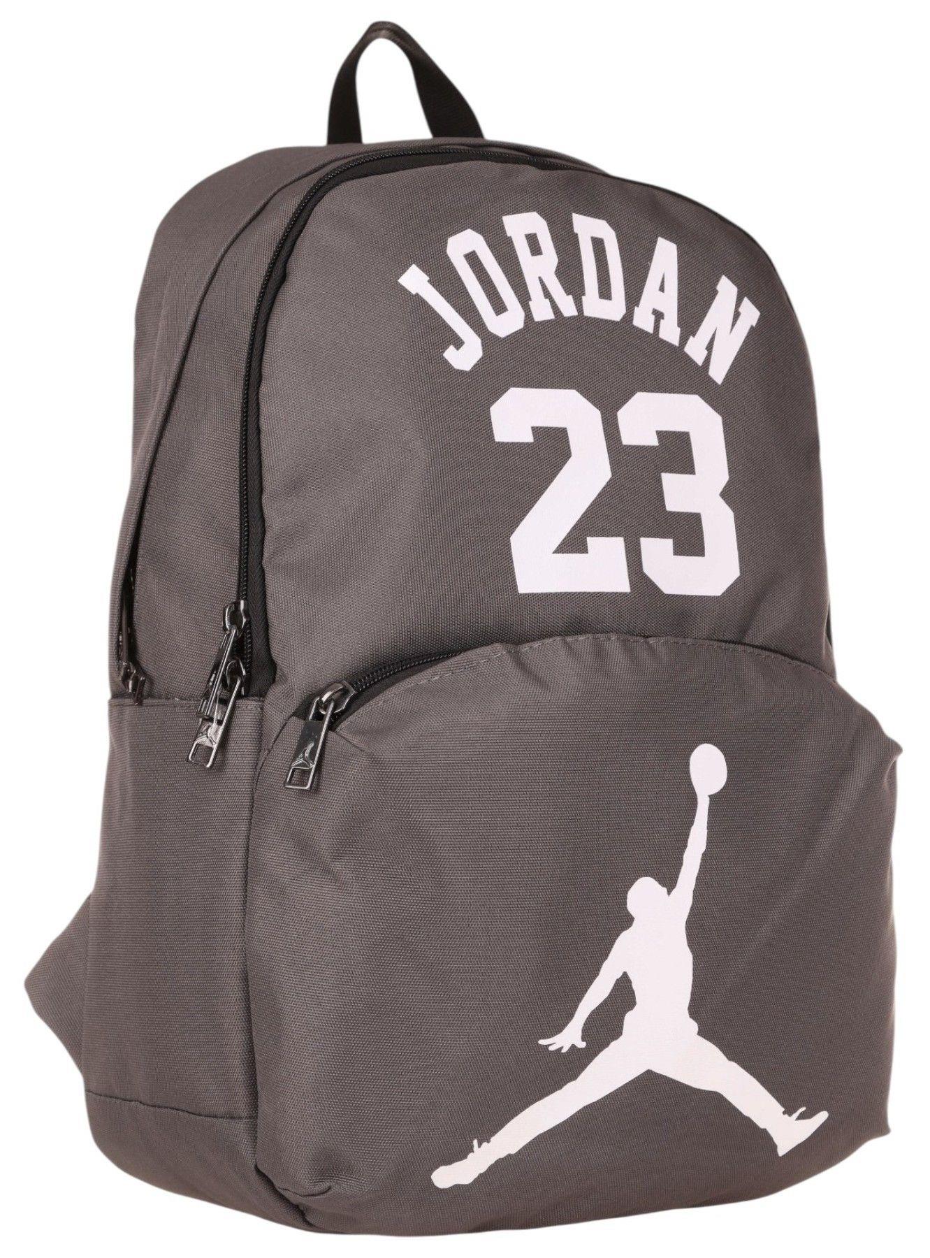 Jordan Air Okul ve Günlük Sırt Çantası (Minnesota Gri) - Erkek - Üç  Bölmeli - Q3130