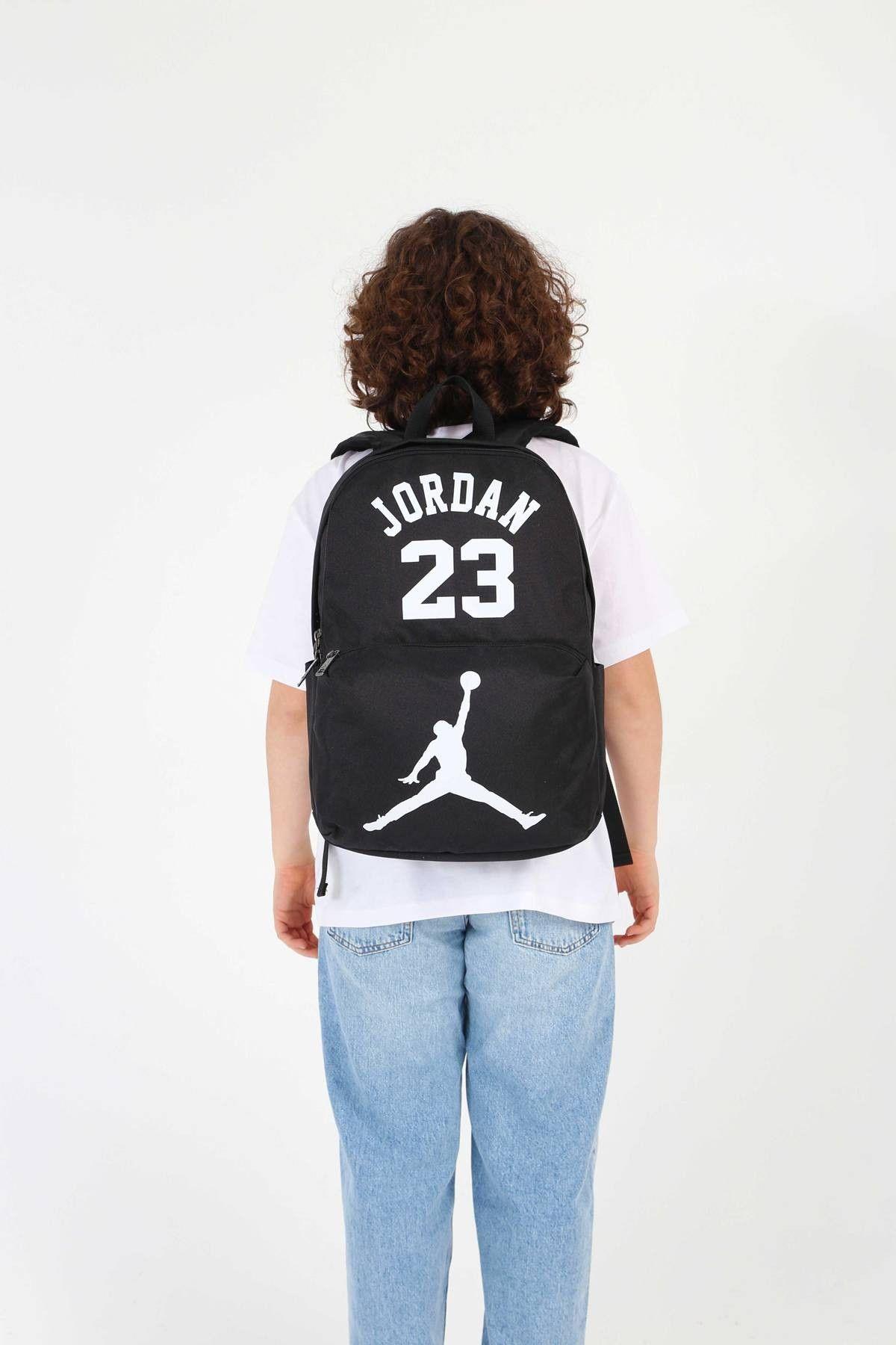 Jordan Air Okul ve Günlük Sırt Çantası (Minnesota Siyah) - Erkek - Üç  Bölmeli - Q3129