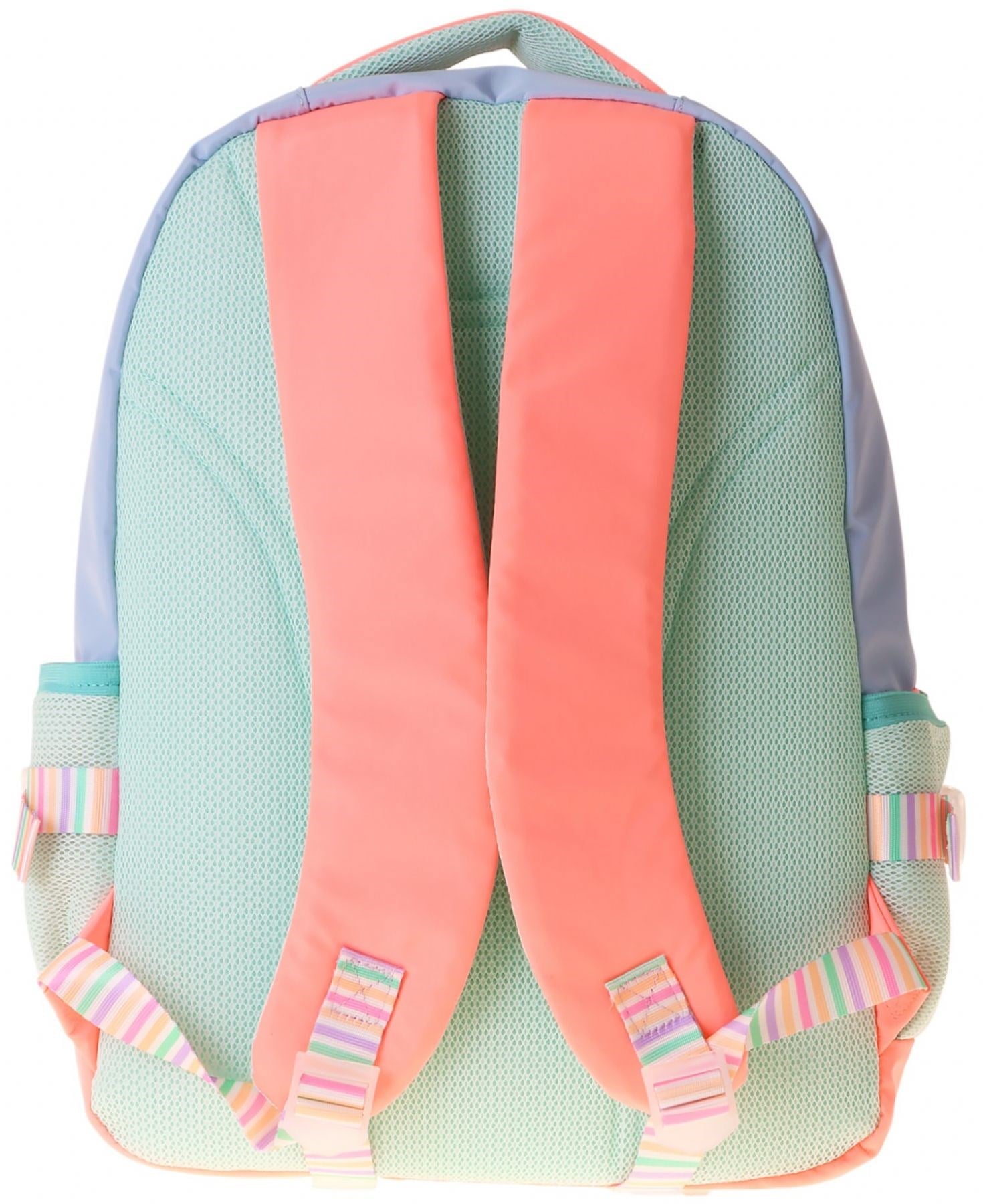Kaukko Beş Gözlü Mesh Salmon Kız Çocuk Pembe - Yeşil Okul ve Günlük Sırt Çantası - K1853