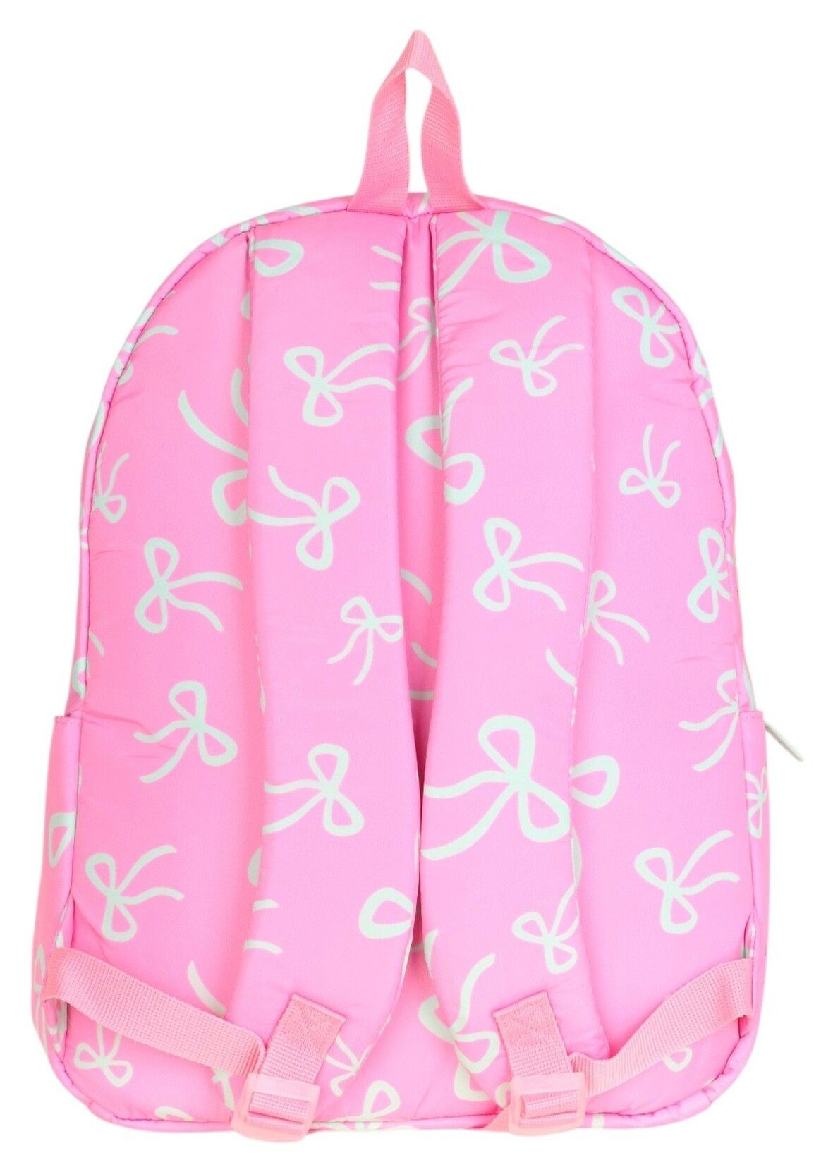 Kaukko Bow Pembe Yeşil Fiyonk Desenli Okul Çantası K1876