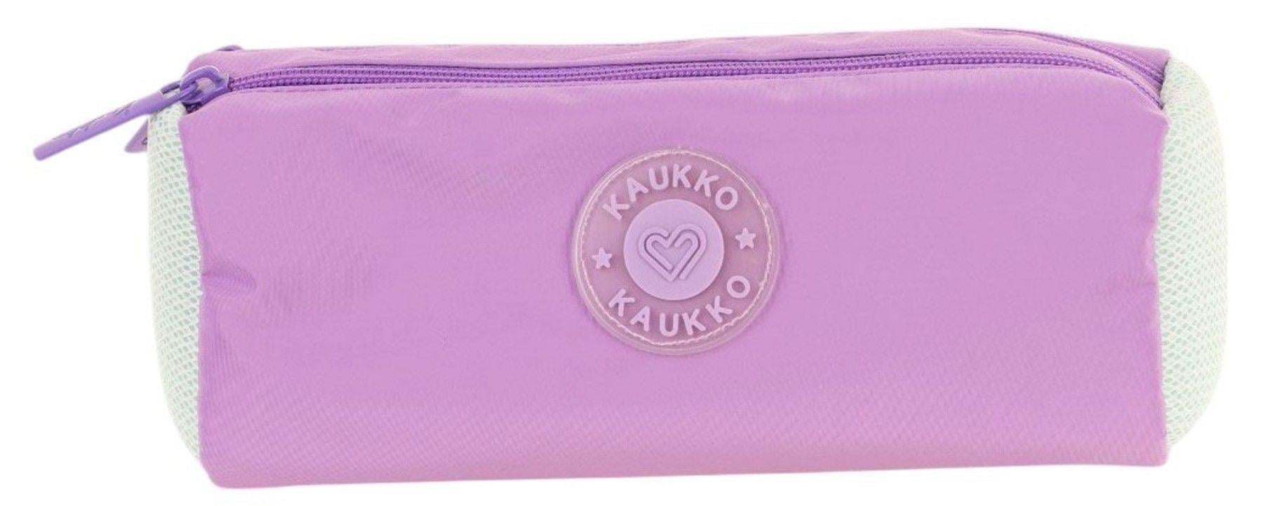 Kaukko İki Bölmeli Kız Çocuk Okul Kalem Çantası - Lila - K2738