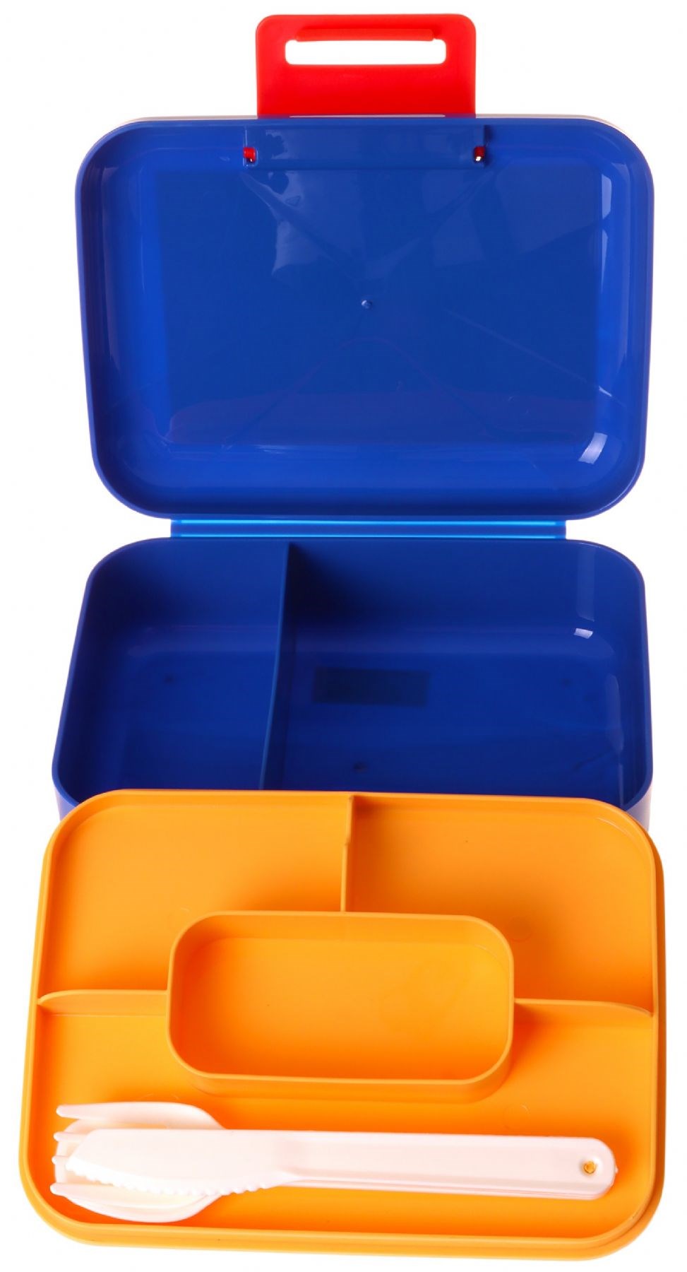 Kaukko Kids Erkek Çocuk Moster Baskılı Mavi Çift Katlı Beslenme Kabı - L5408