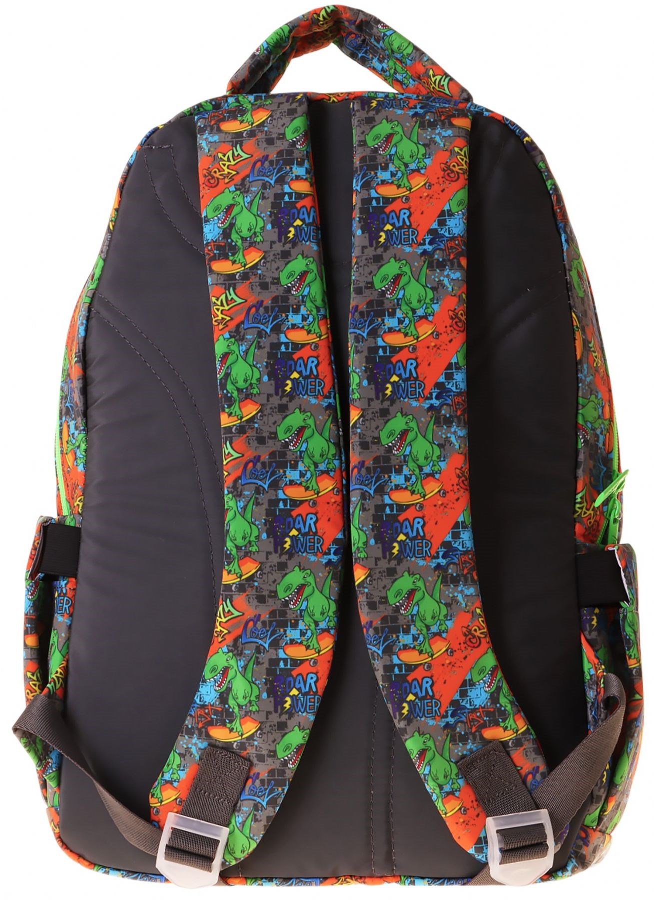Kaukko Kids Erkek Çocuk Street Dinazor Baskılı (Street) Altı Bölmeli İlkokul Sırt Çantası - L5414