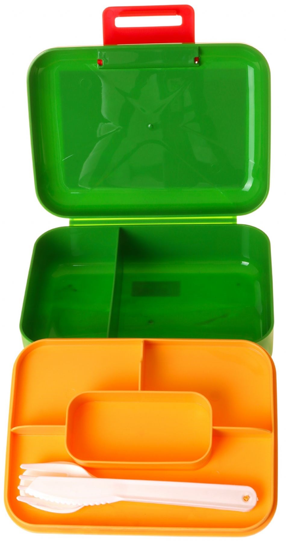 Kaukko Kids Erkek Çocuk Street Dinazor Baskılı Siyah - Yeşil Çift Katlı Beslenme Kabı - L5418