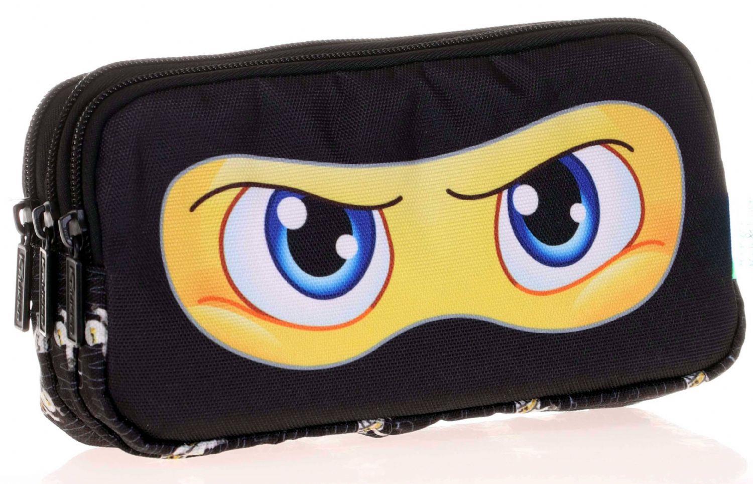 Kaukko Kids&Love Siyah Sarı Ninja İlkokul Çanta Seti - Erkek