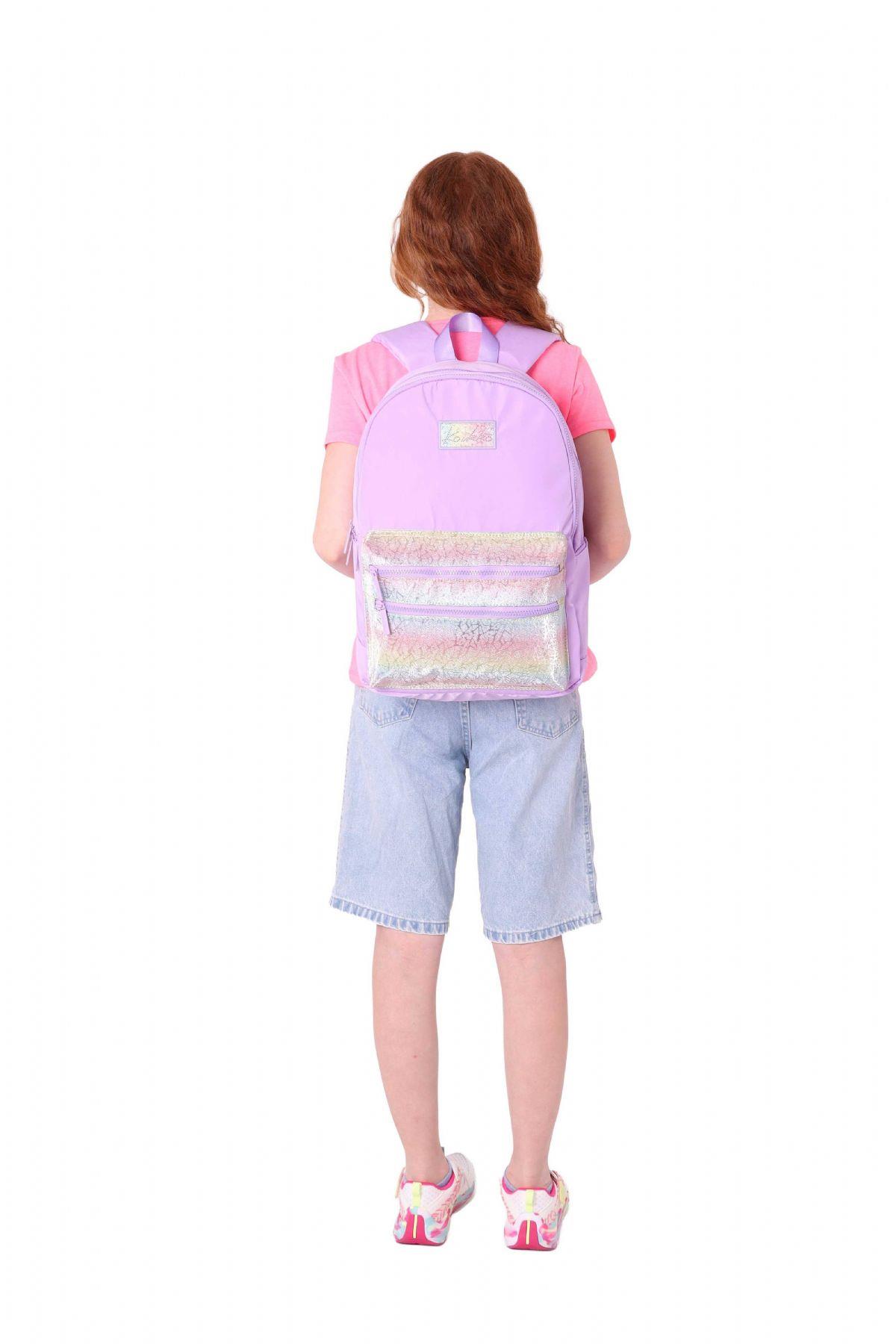 Kaukko Magic Dreams Kız Çocuk Dört Bölmeli Pembe Çok Renkli Okul Sırt Çantası (İlkokul+Ortaokul) - K1817