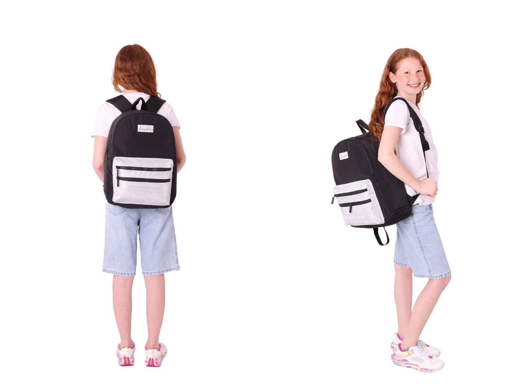 Kaukko Magic Dreams Okul Sırt Çantası ve Şeffaf Kalem Çantası Seti - Kız Çocuk - Siyah