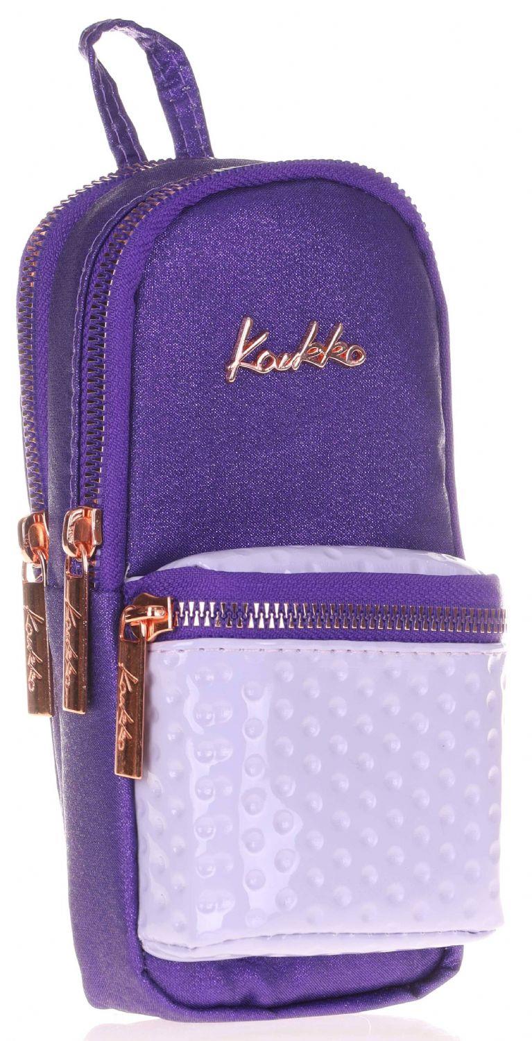 Kaukko Rugan Mor Okul Sırt Çantası ve Kalemlik Seti - Kız