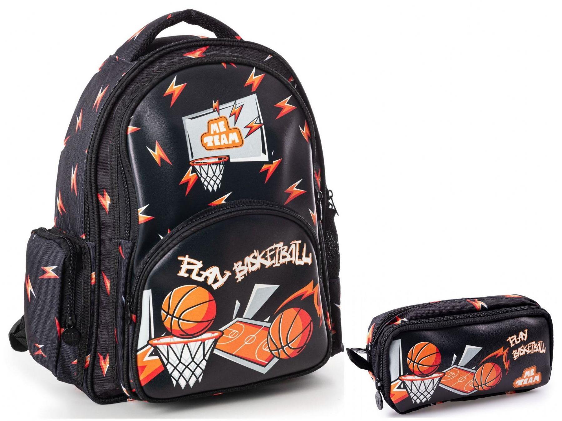Me Çanta Me Team Play Basketbol Okul Sırt Çantası ve Kalemlik Seti