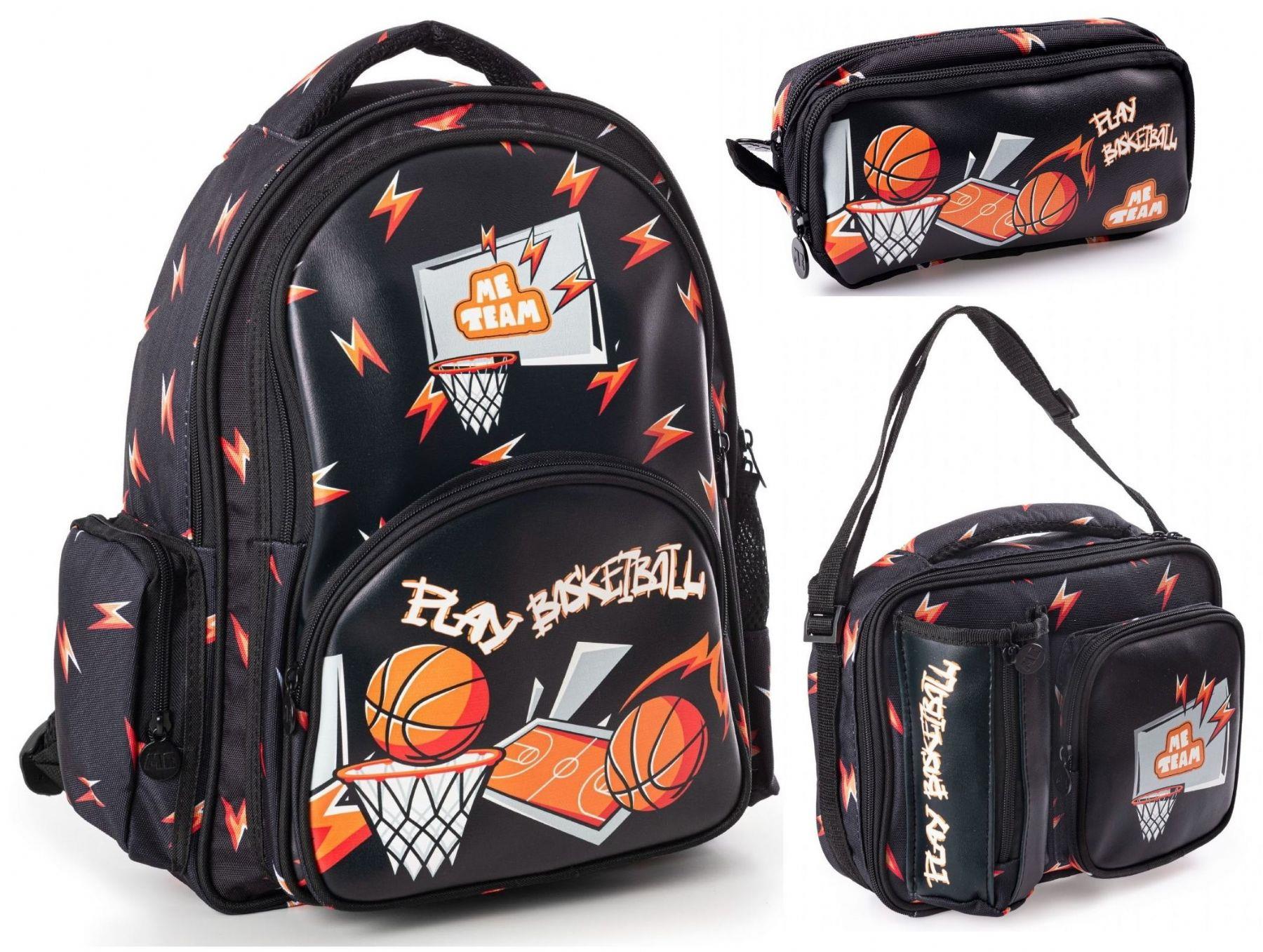 Me Çanta Me Team Play Basketbol Üçlü Erkek Çocuk Okul Çanta Seti 24157