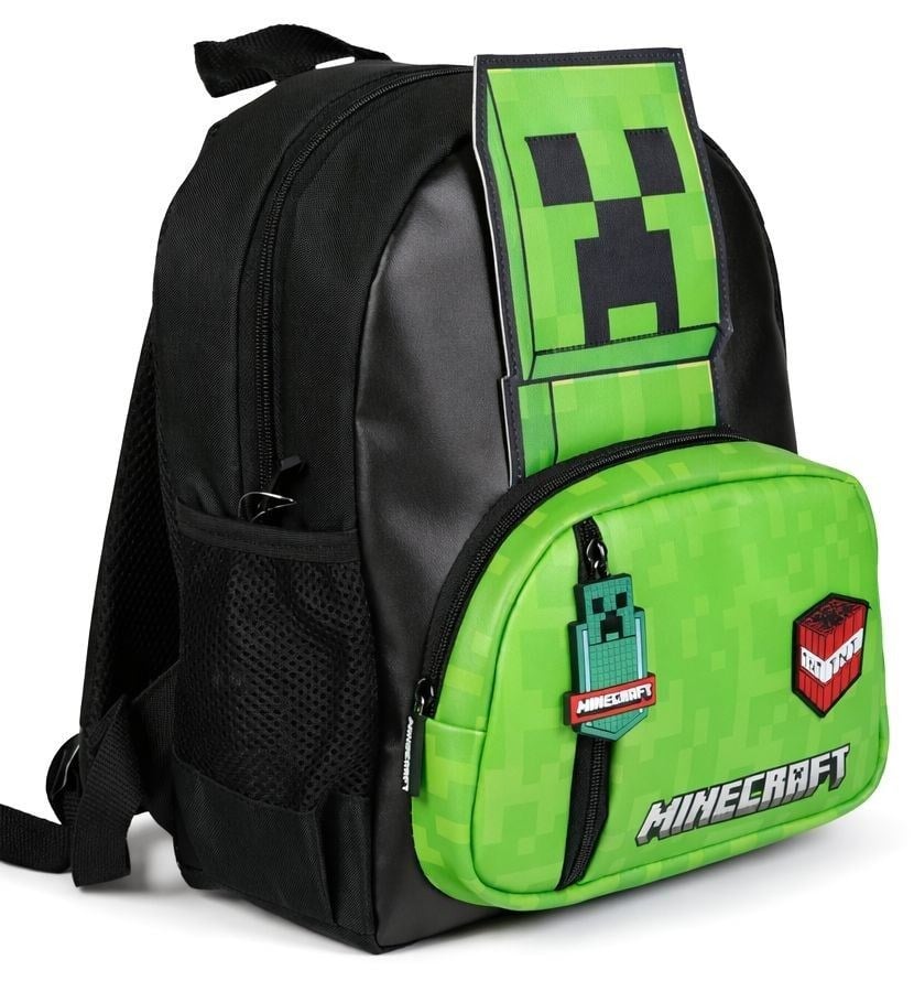 Minecraft Lisanslı Erkek Çocuk Anaokulu Çantası - Minecraft Baskılı - 26618