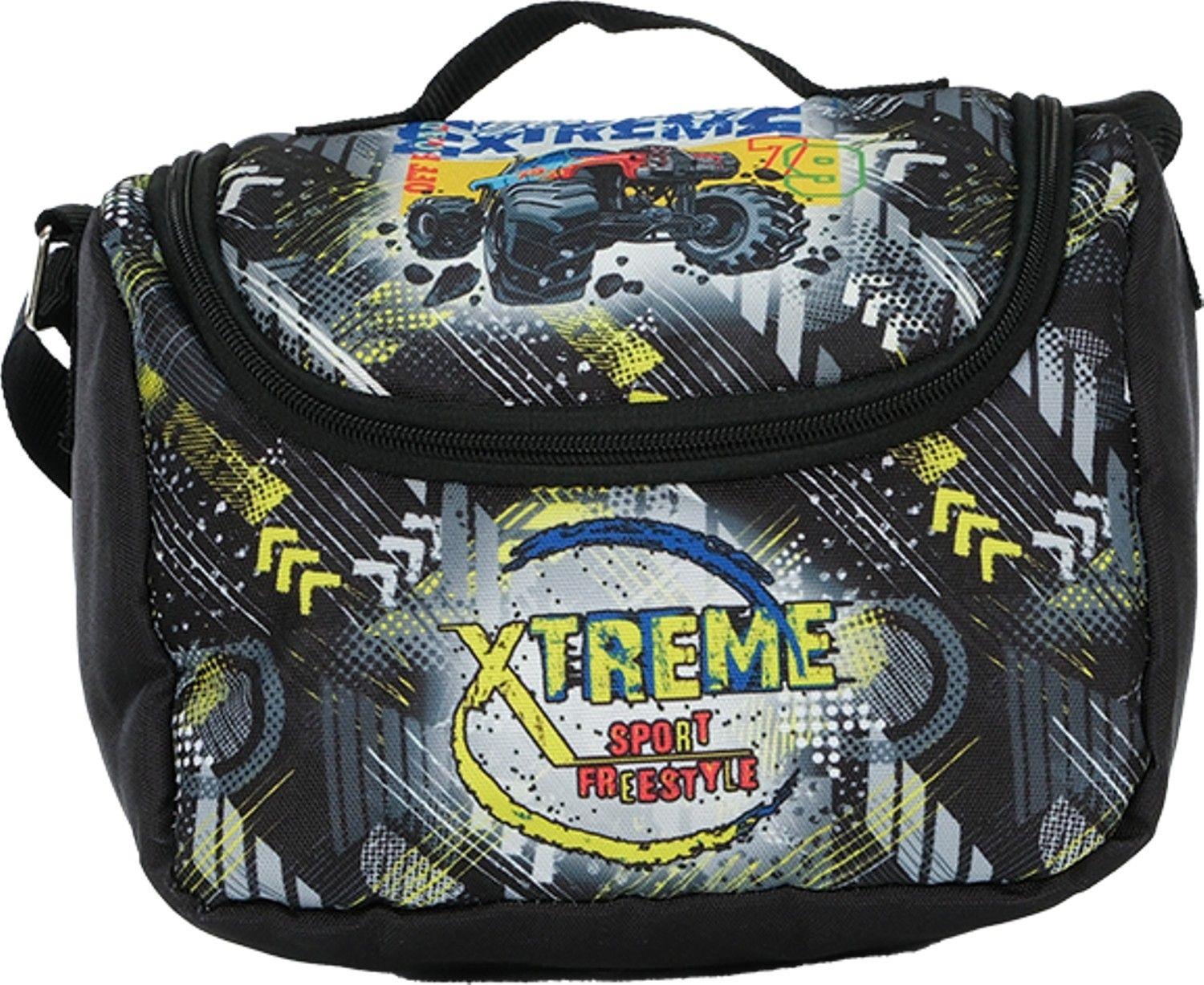 Pippa Erkek Çocuk Üç Gözlü Siyah İlkokul Üçlü Okul Çanta Seti - Arazi Aracı - PPSET5400