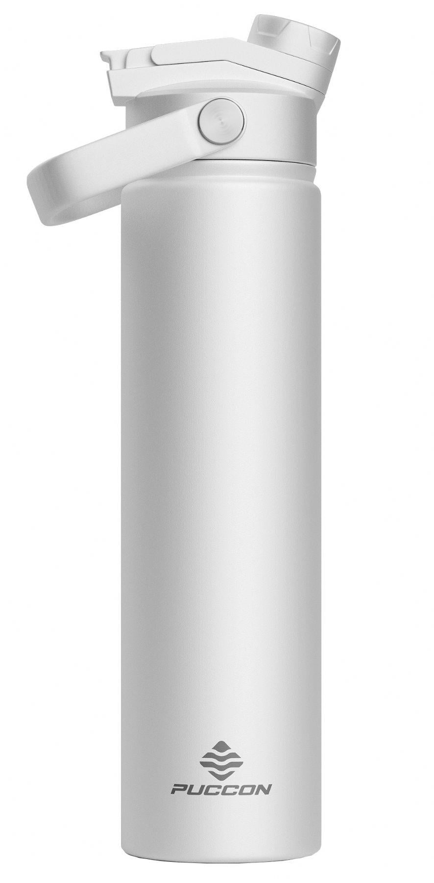 Puccon 750 ml Beyaz Paslanmaz Çelik Termos/Matara/Suluk