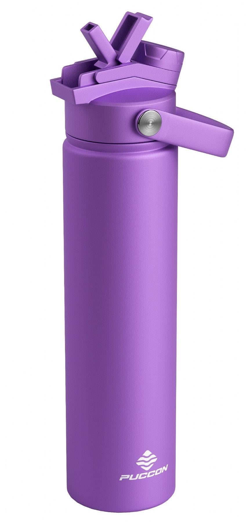 Puccon 750 ml Lila Paslanmaz Çelik Termos/Matara/Suluk