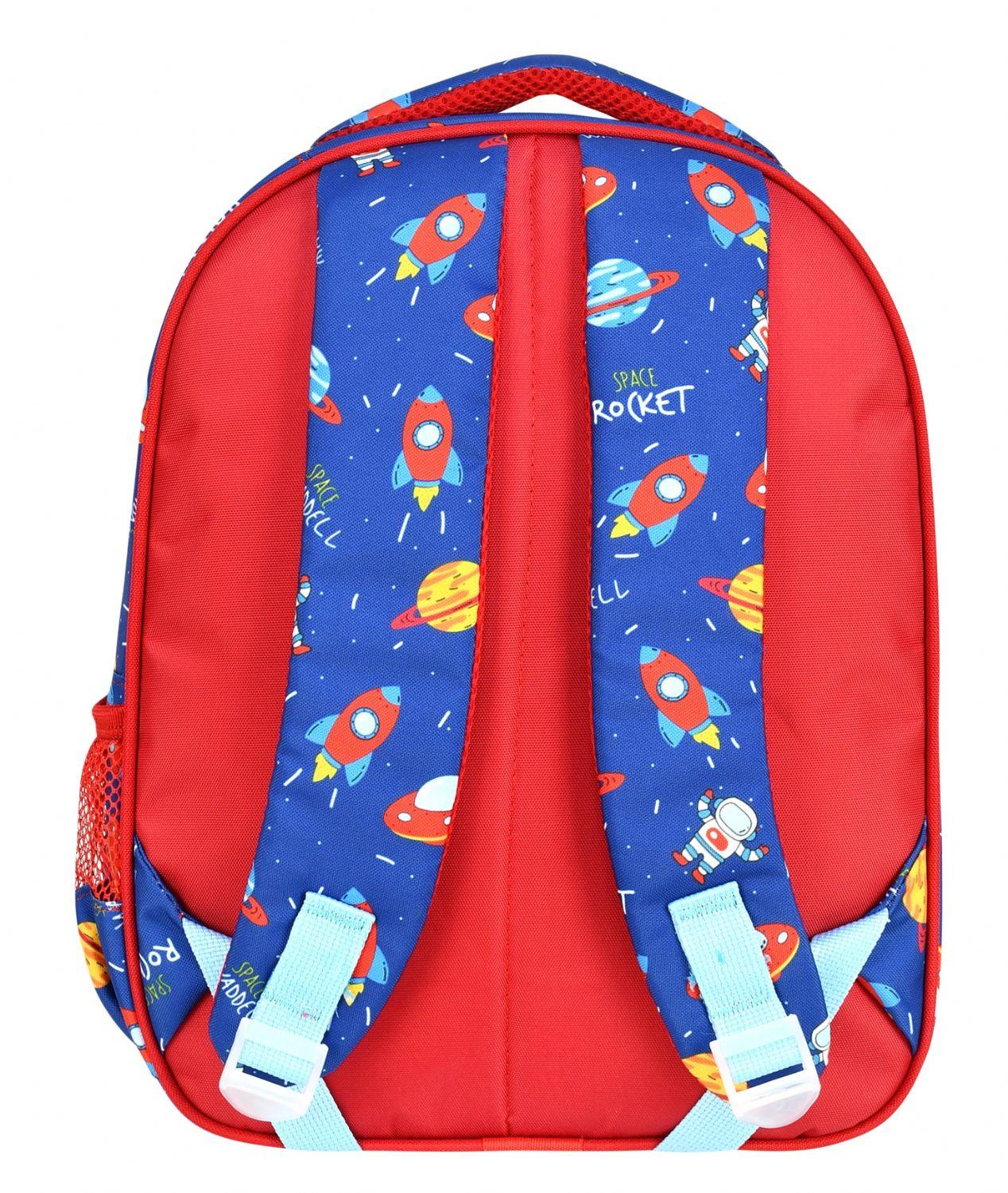 Waddell Çanta Lacivert Uzay Okul Çantası ve Beslenme Çantası Seti - Erkek Çocuk