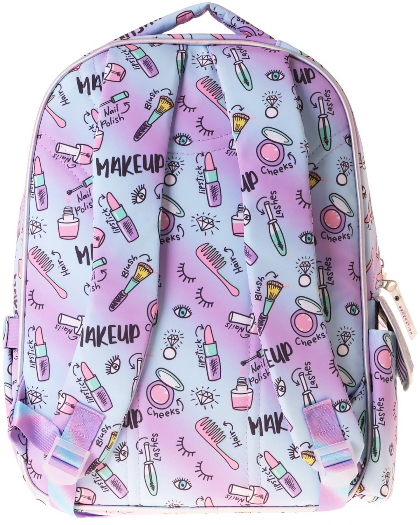 Wow Generation Kız Çocuk Friends Baskılı Pembe İlkokul ve Günlük Okul Sırt Çantası - W6054 - Dört Bölmeli