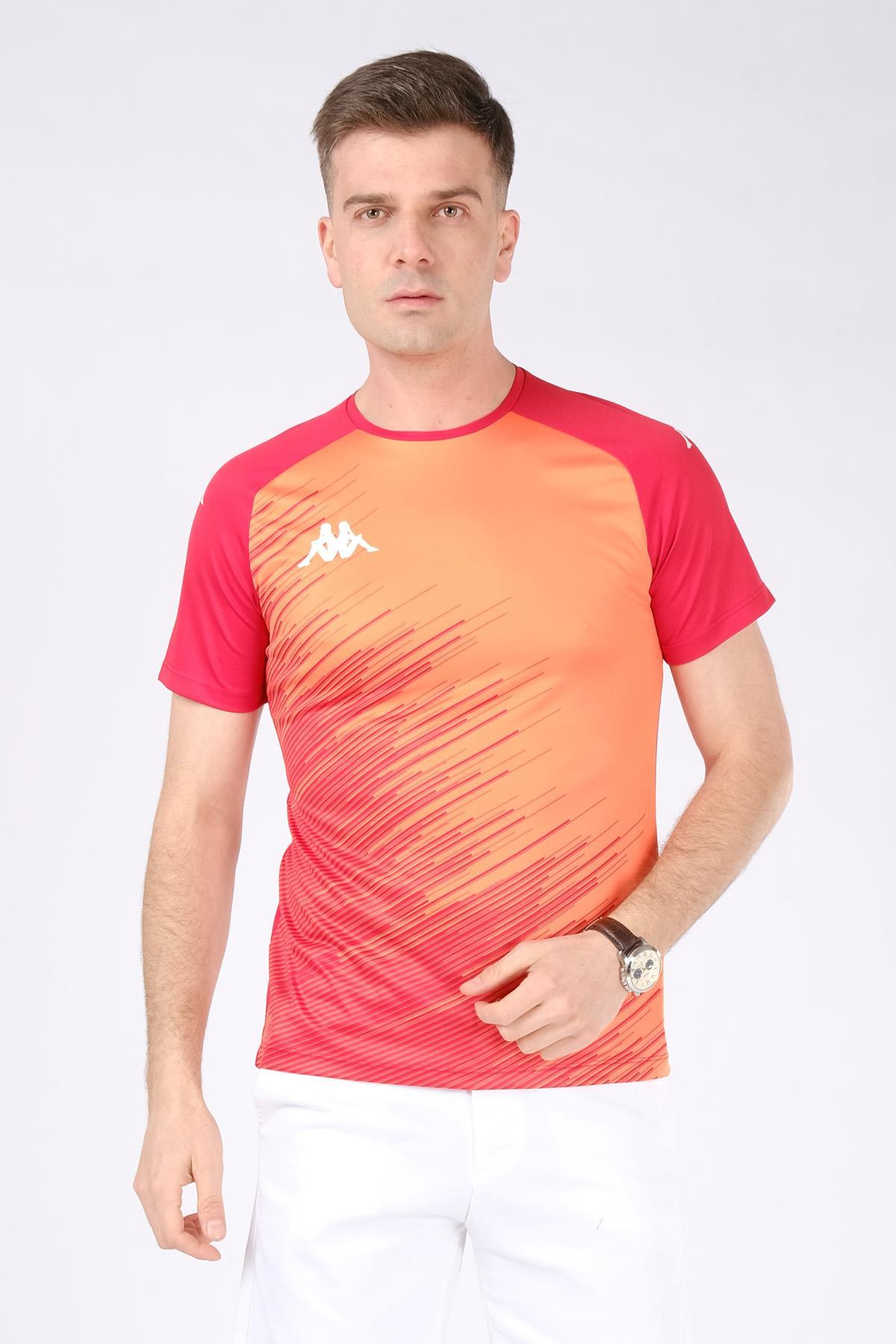 Erkek Sporcu T-Shirt Kırmızı