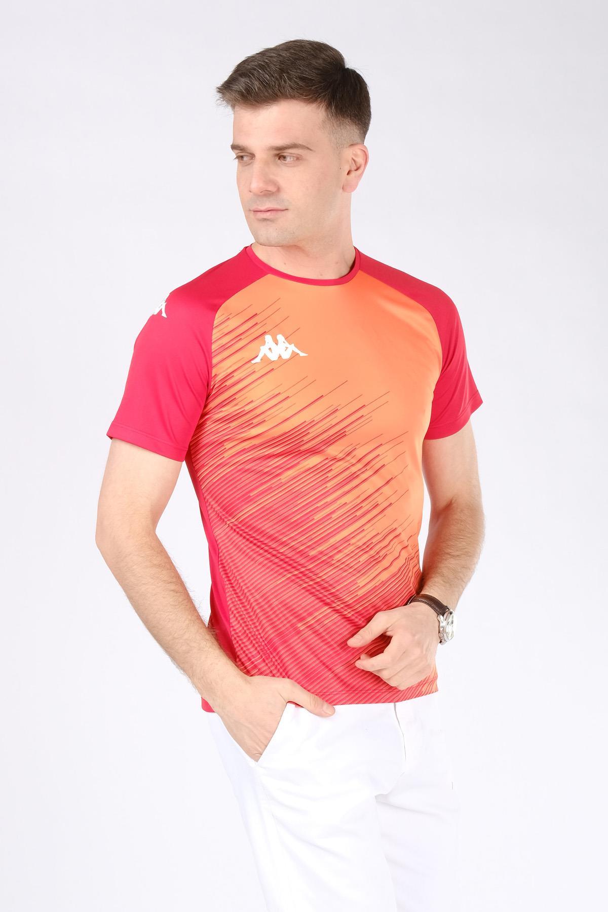 Erkek Sporcu T-Shirt Kırmızı