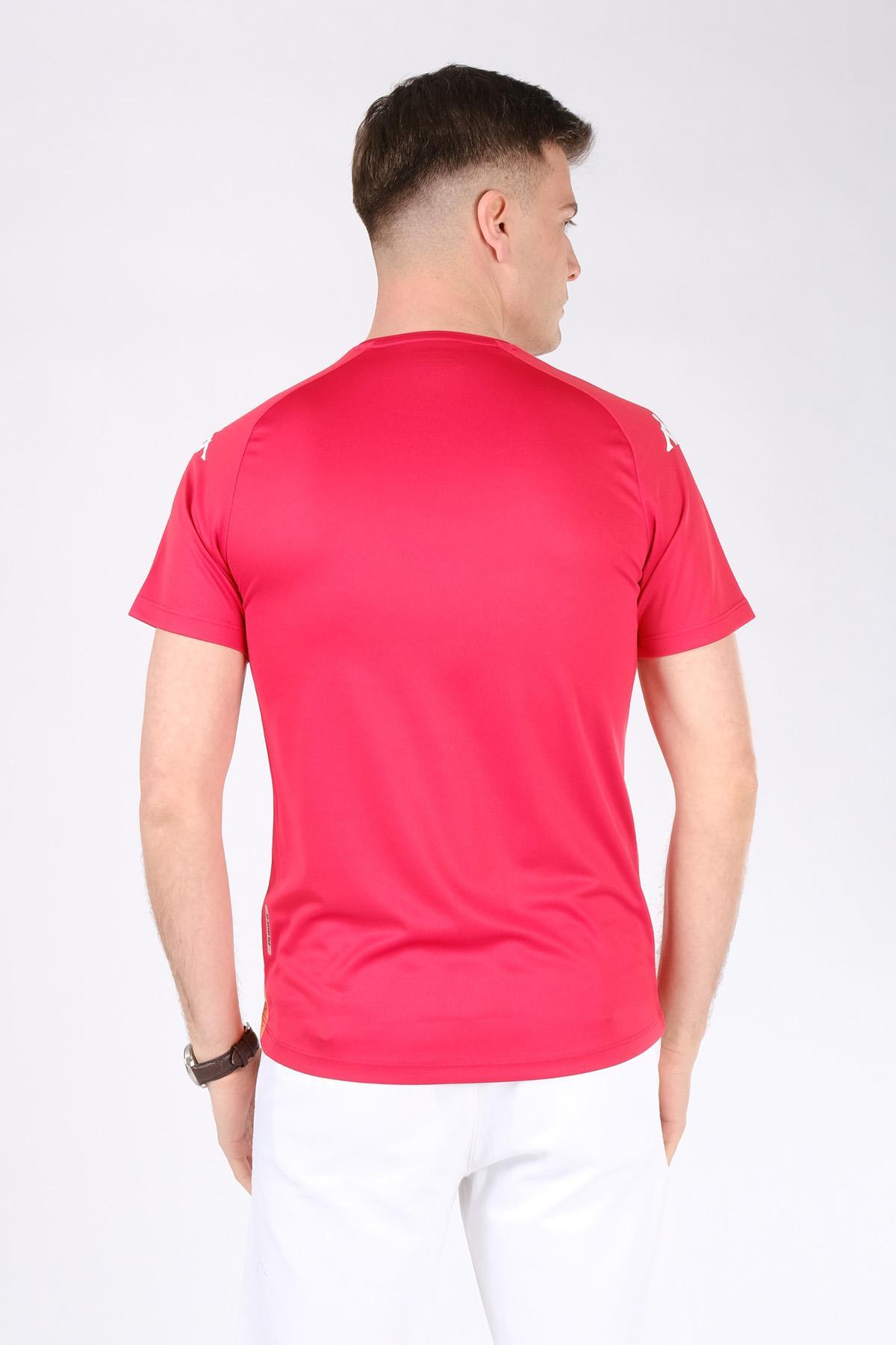 Erkek Sporcu T-Shirt Kırmızı