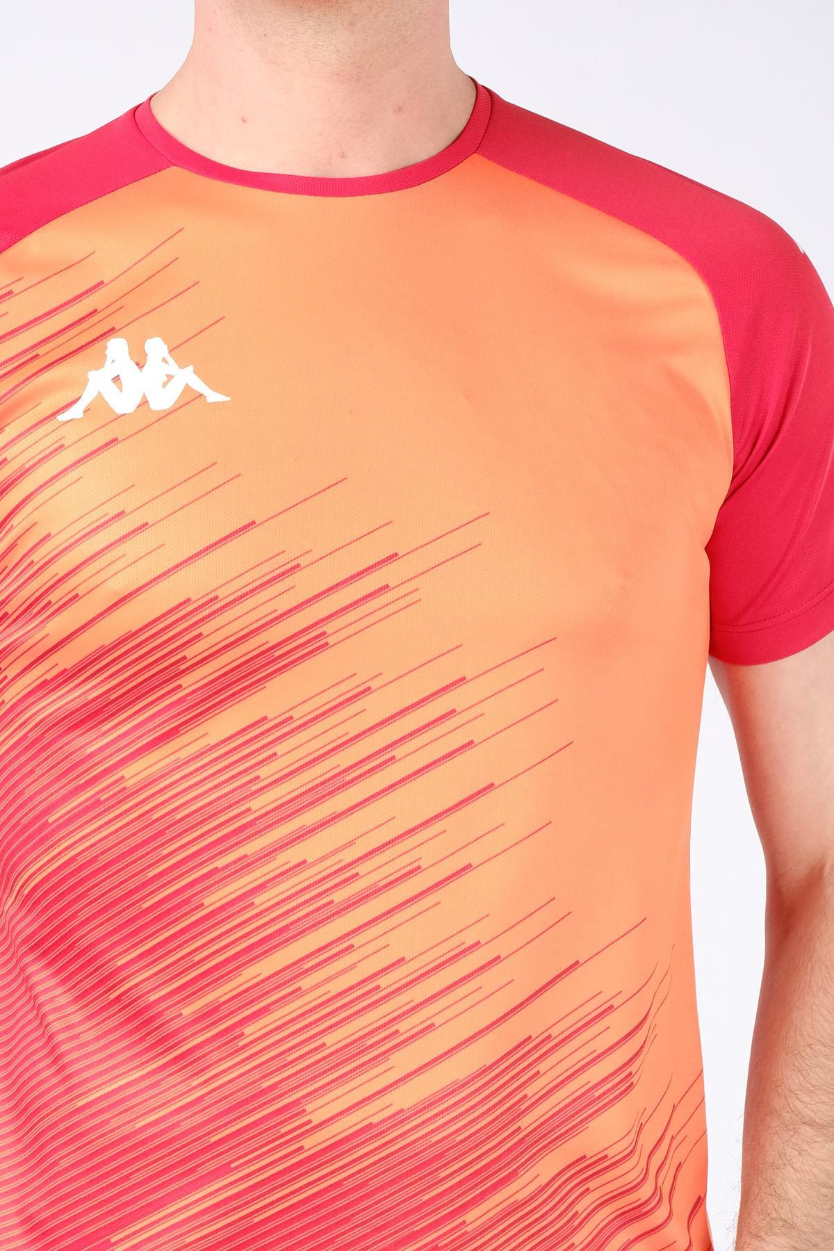 Erkek Sporcu T-Shirt Kırmızı