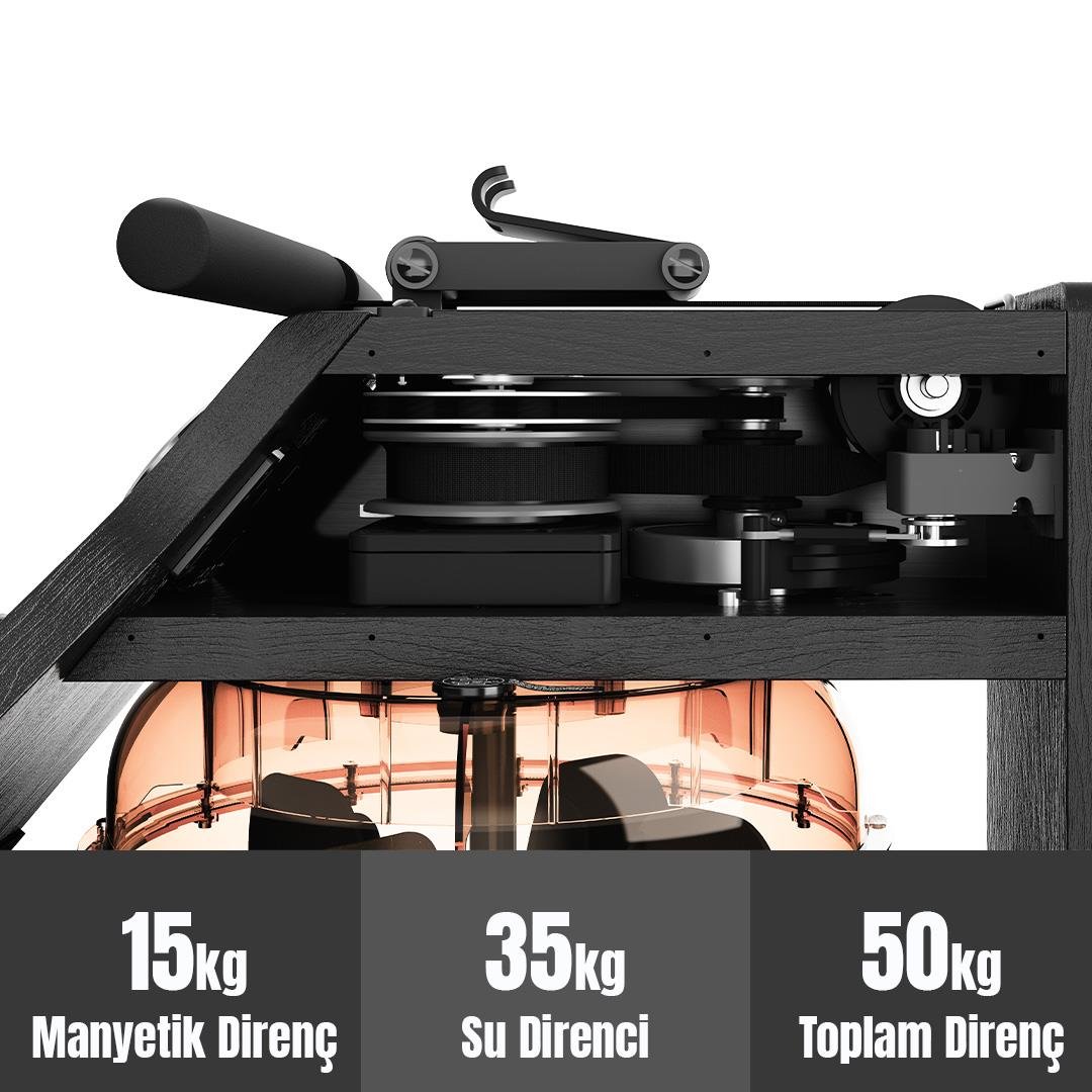 Walkingpad WR10 3 Kez Katlanabilir Su Dirençli Kondisyon Küreği​ /Kırmızı meşe rengi