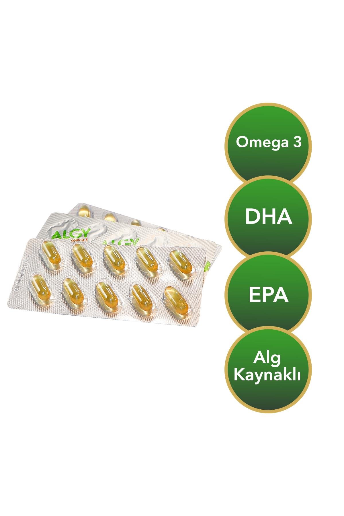 2 Kutu Algy Omega 3 Yüksek DHA
