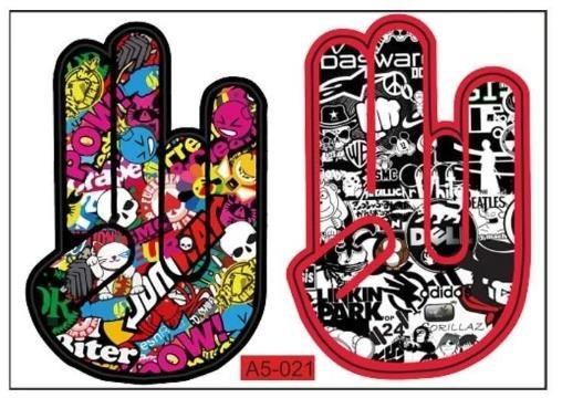 A5 STİCKER SET