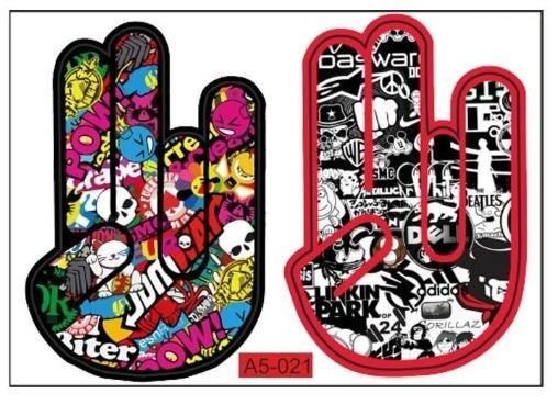 A5 STİCKER SET