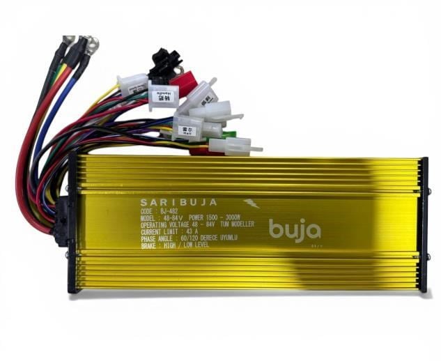 Akıllı Beyin - Hız Kontrol Cihazı [CDI] - E Bike 48-84 1500W Sarı Şimşek