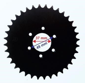 ARKA DİŞLİ 428-36T İÇ 37 mm 6 DELİKLİ